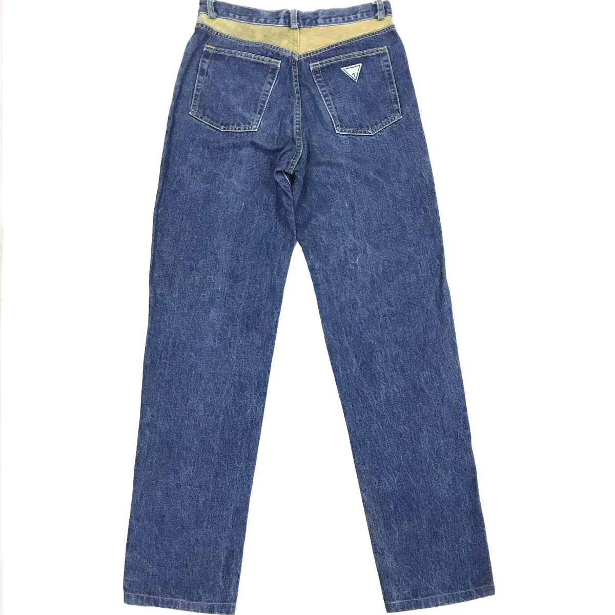 Vintage Guess USA Leather & Denim