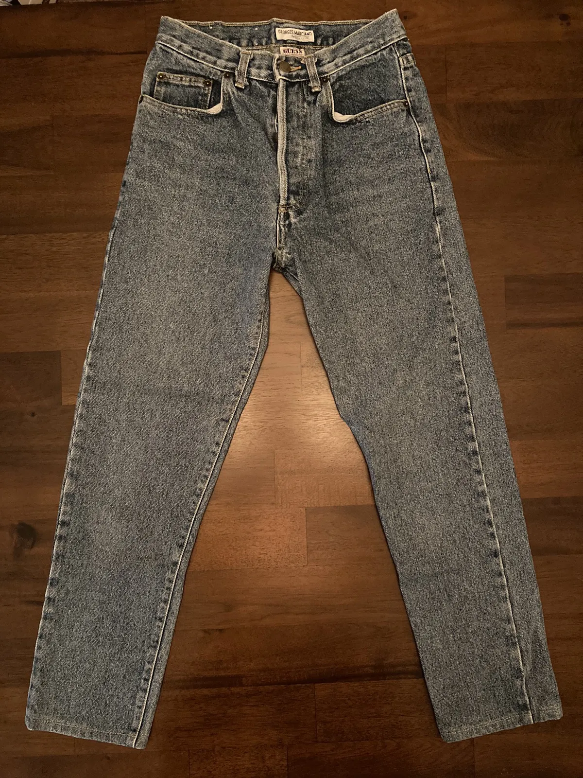 1980s Guess by George Marciano Light Blue Jeans Size 27(tag)
