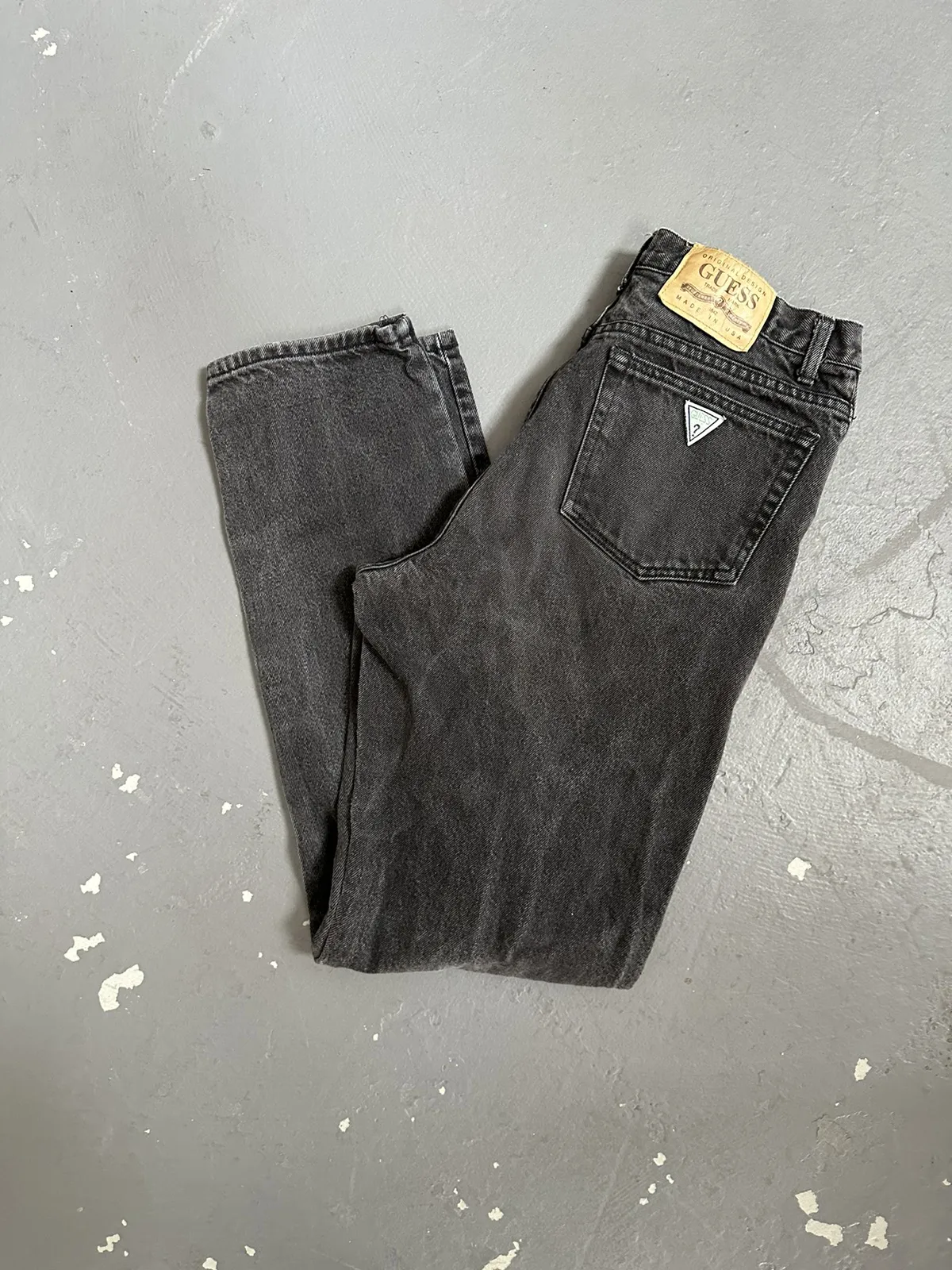 Vintage Guess Georges Marciano Black Denim