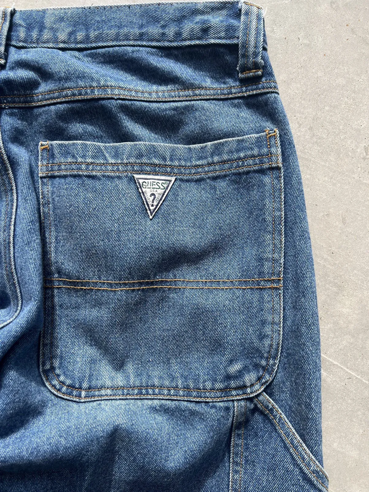 Vintage Big Legged Denim Guess Jeans By Georges Marciano