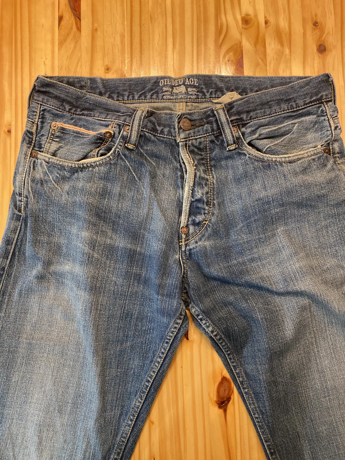 GA-1008-NM47 dark washed selvedge