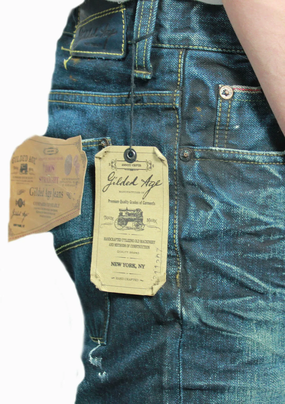 JEANS MAN GILDED AGE NEW YORK MADE IN JAPAN MOD GA1008NA LIMITED EDITION