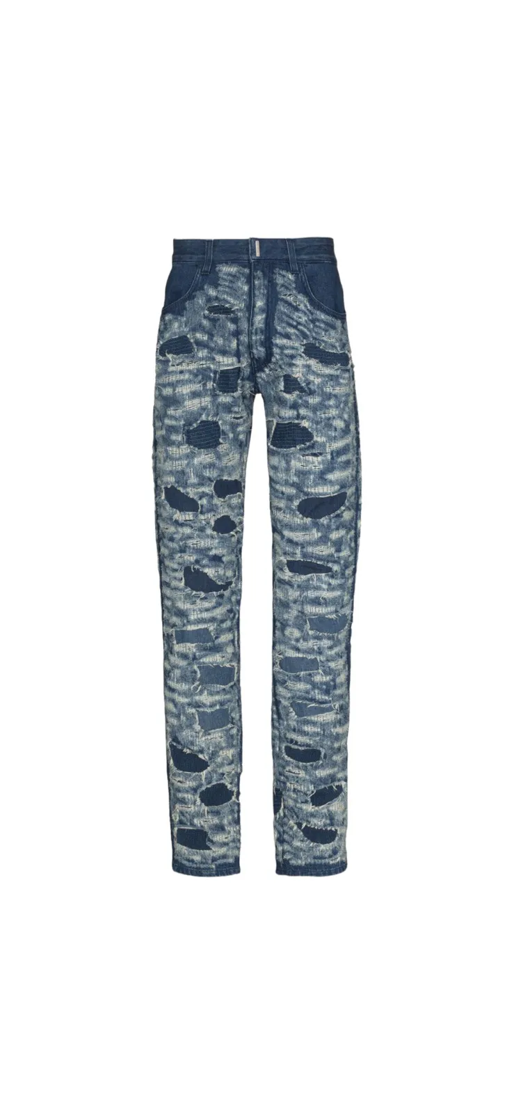 Givenchy Distressed Straight Leg Jeans