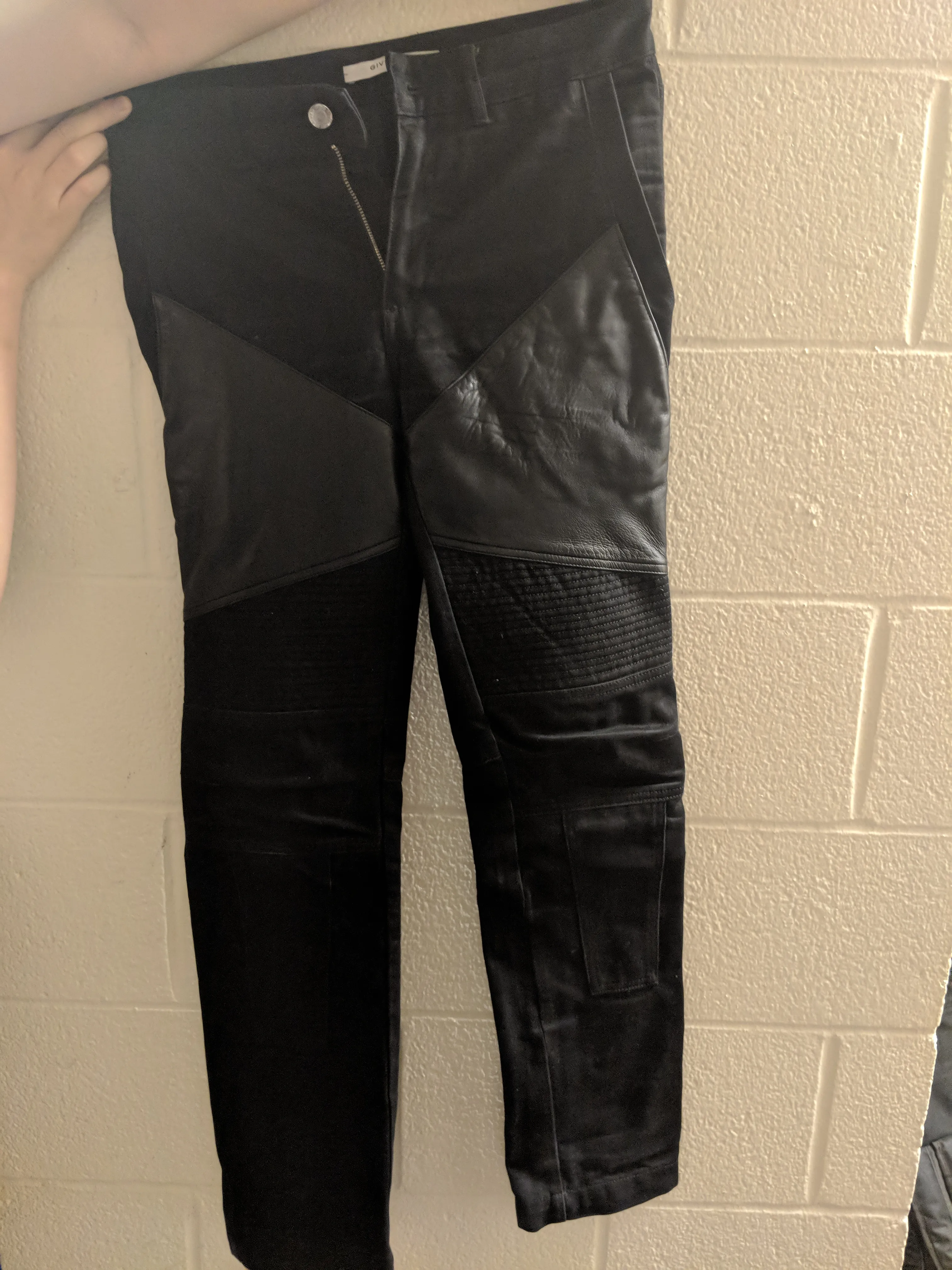 Givenchy Black Zipper Jeans