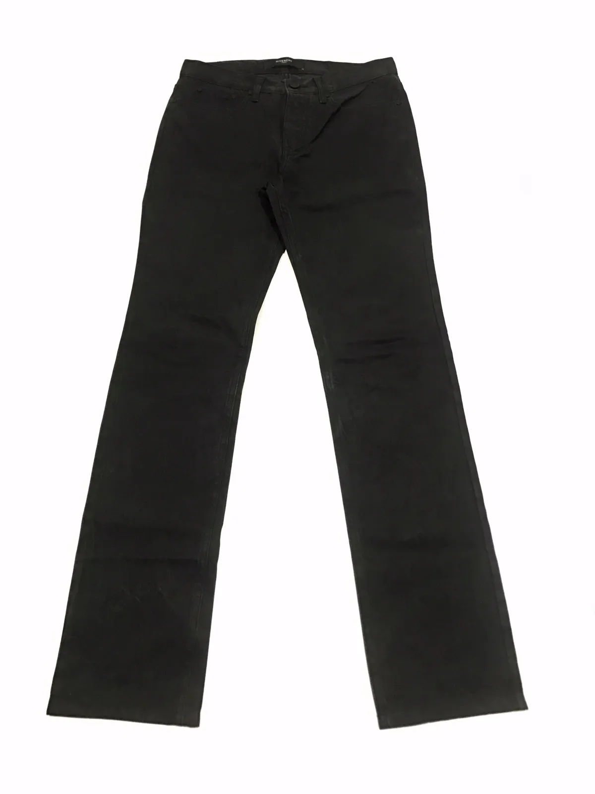 SS12 Black Dyed Wrinkled Effect Denim