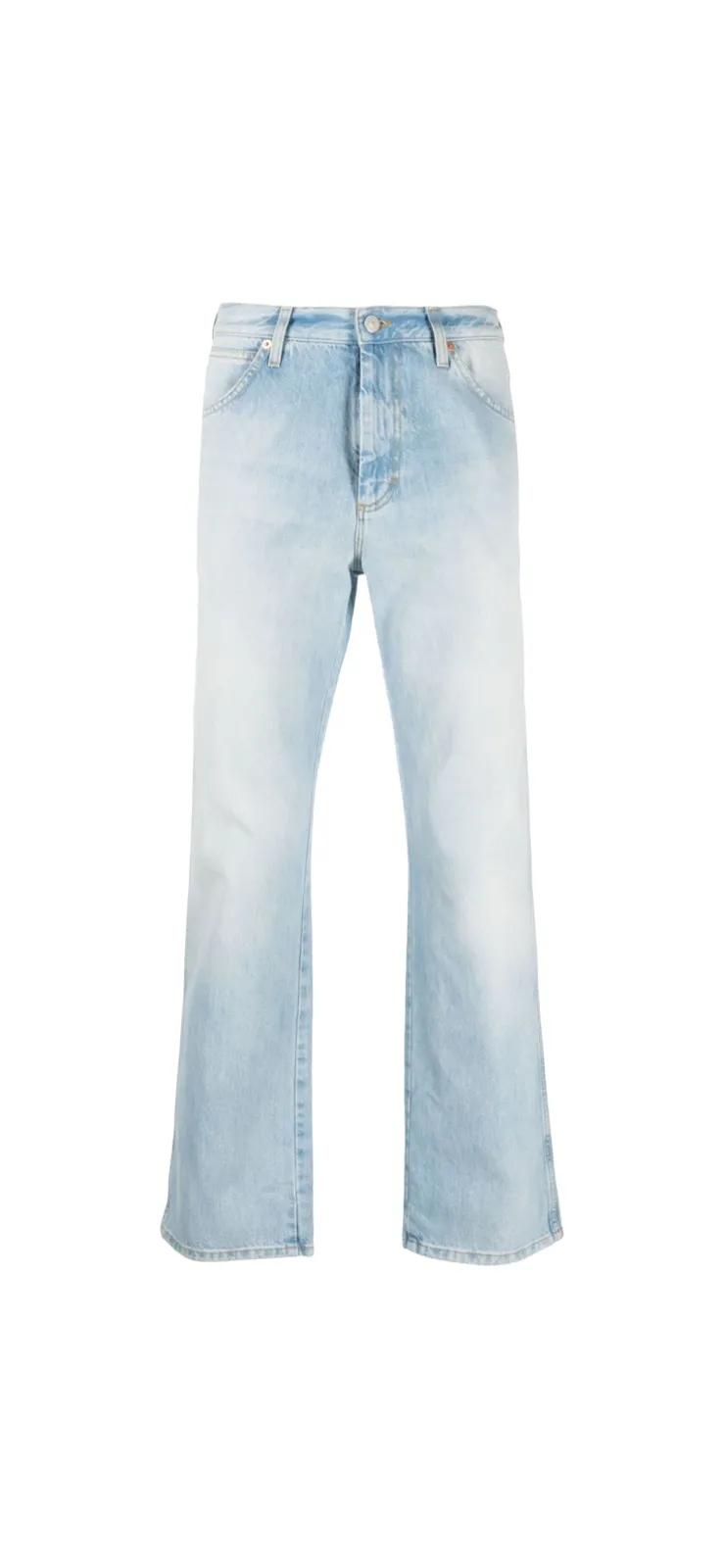 Gucci Love Parade Embroidered Pocket Denim Jeans