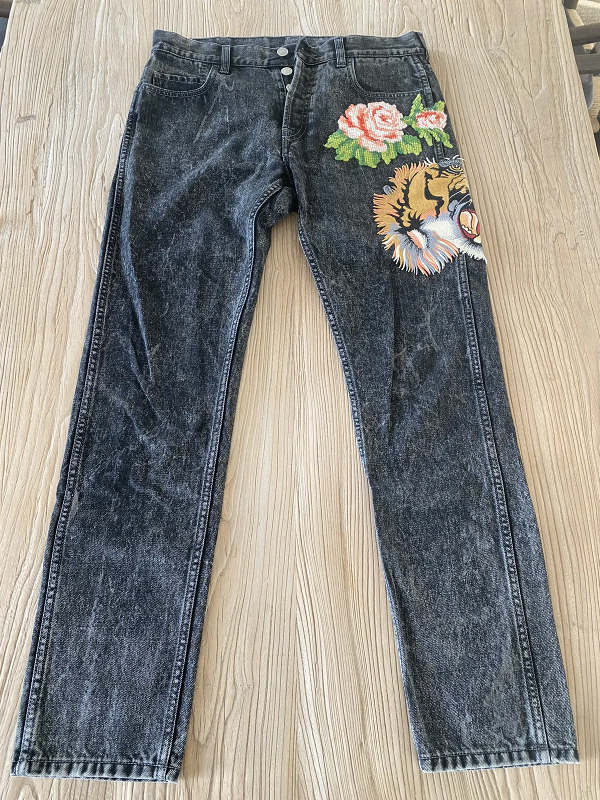 Tiger Flower Denim