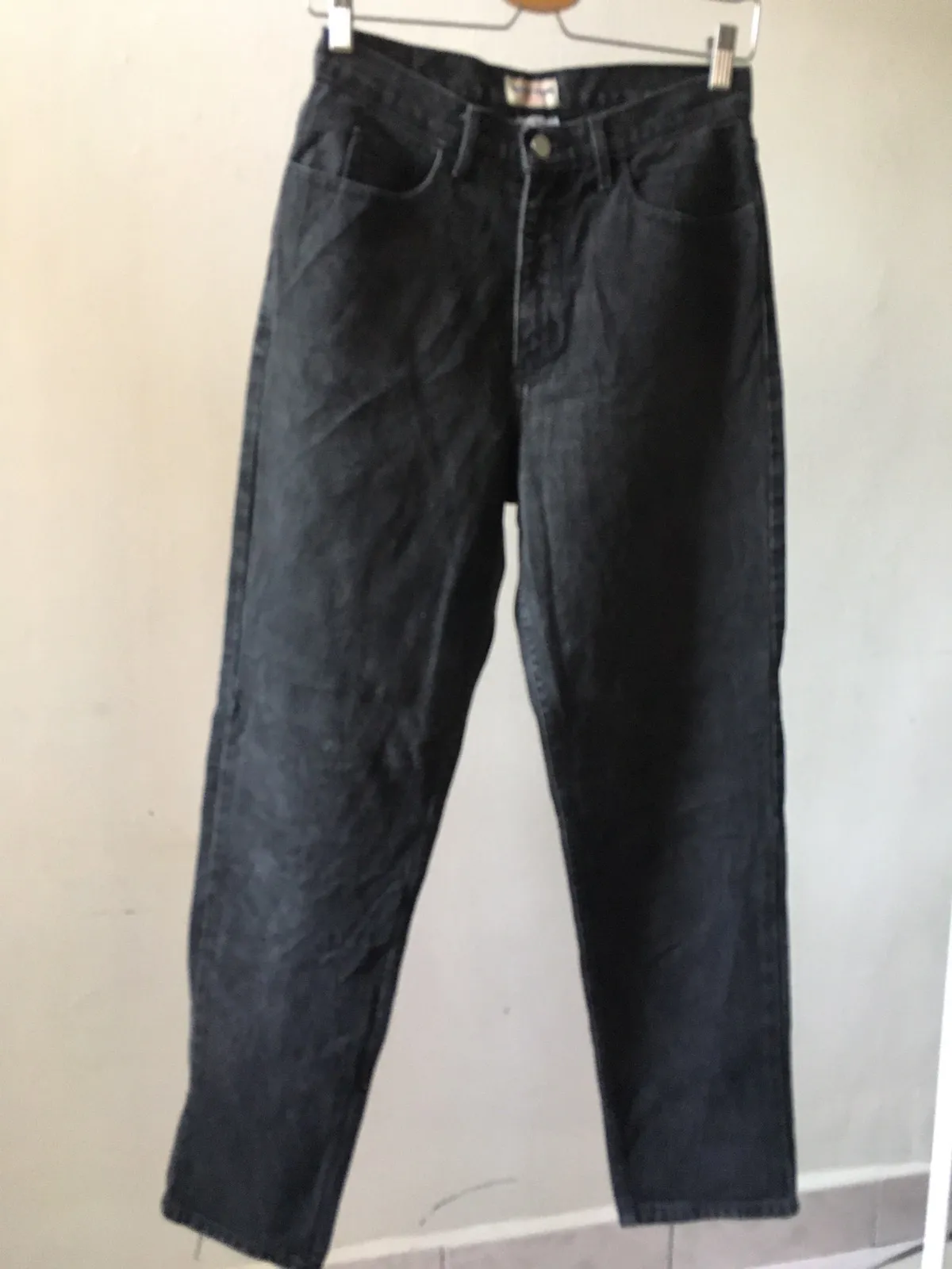 vintage guess faded black denim