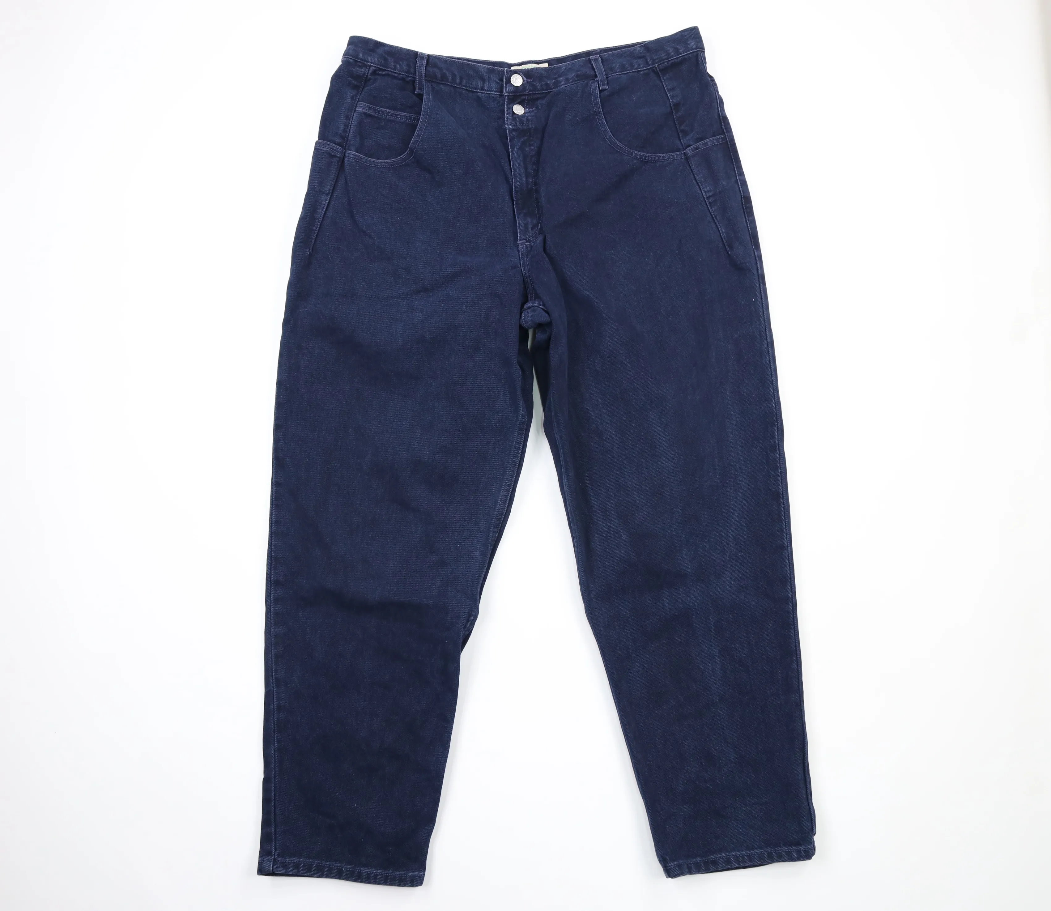 Vintage 90s Guess Jeans Out Baggy Tapered Leg Jeans Blue