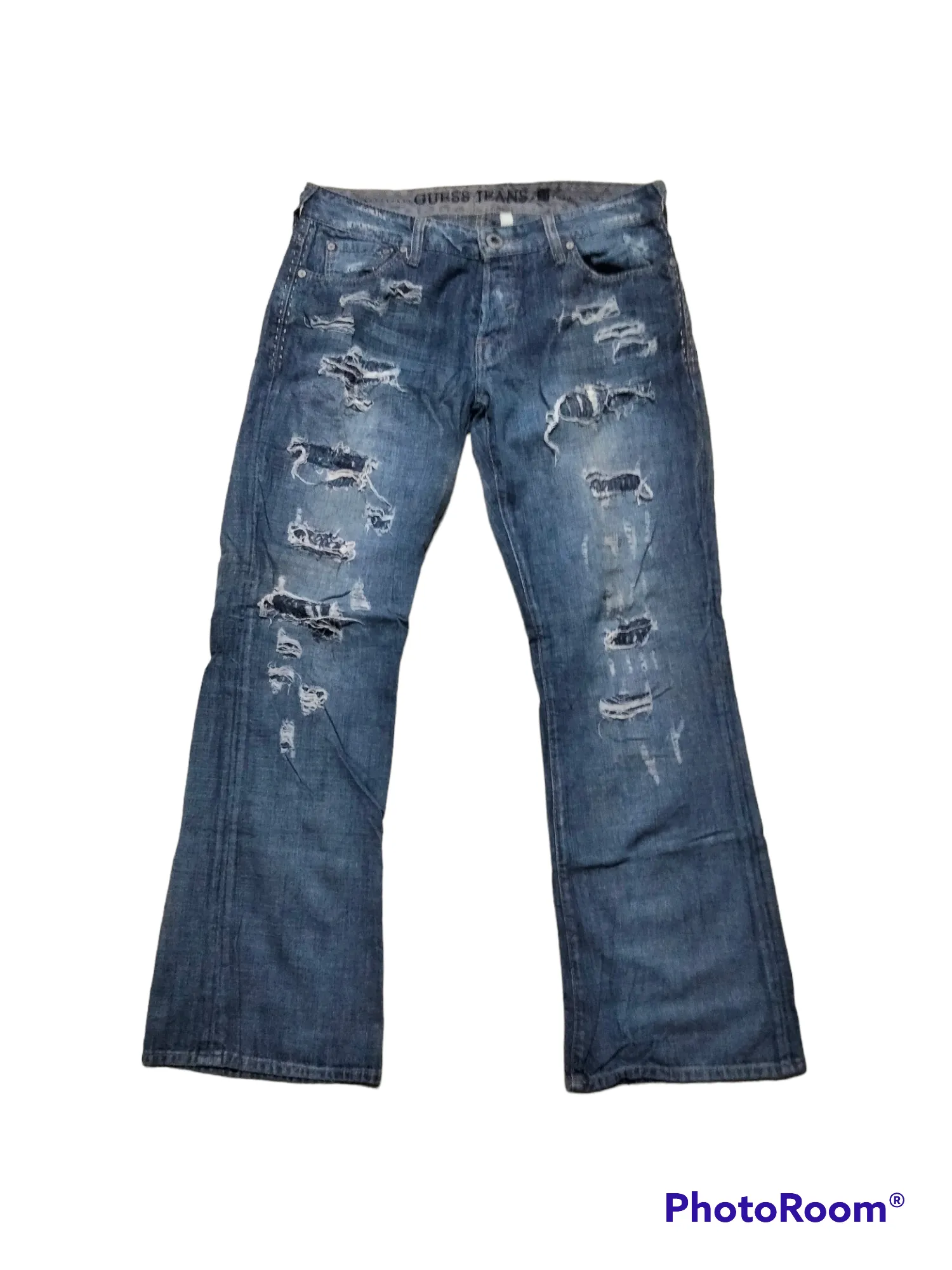 Distrassed guess jeans