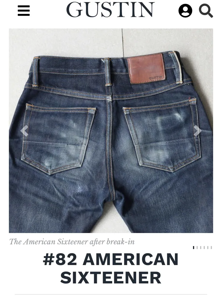 16oz raw denim