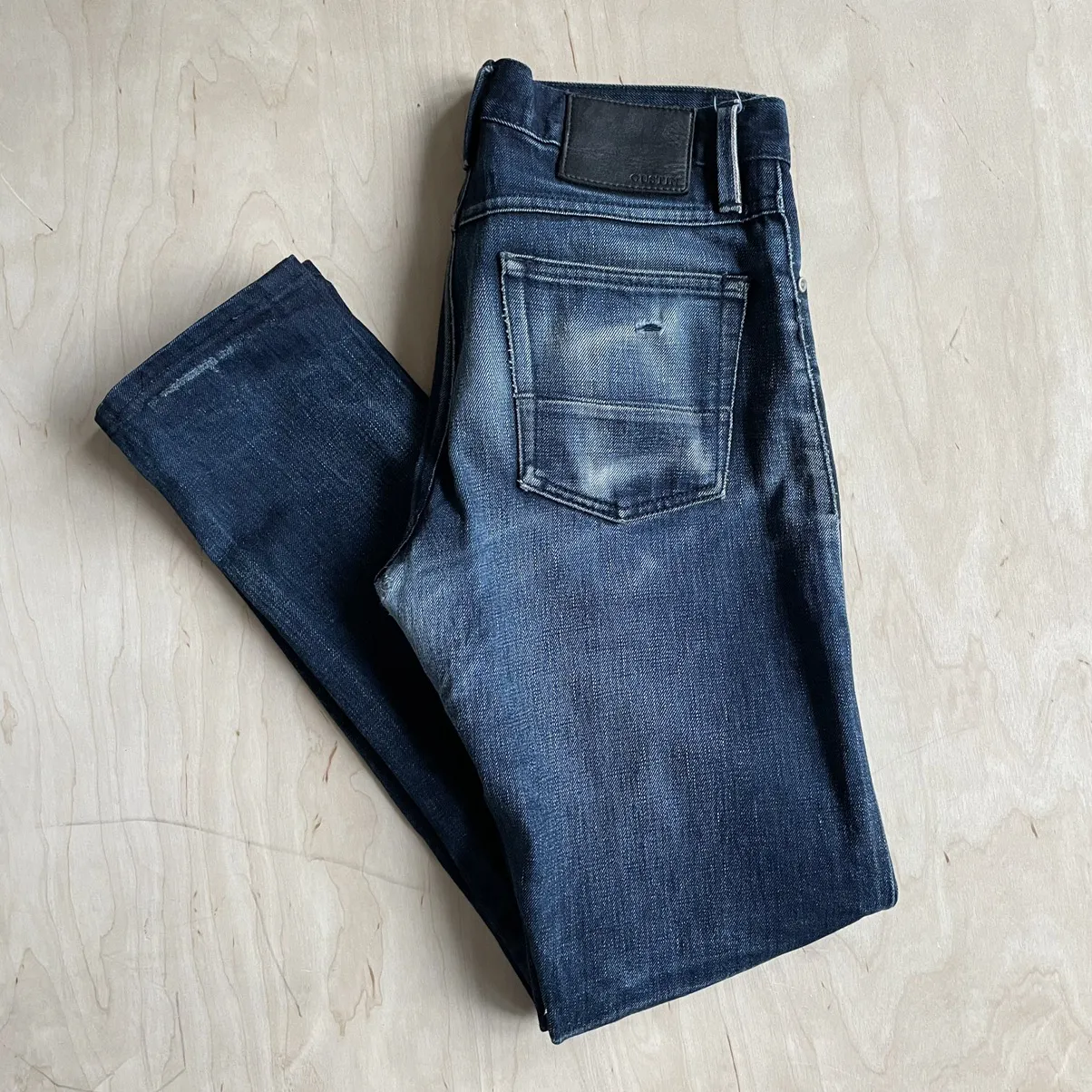 Slim Selvedge Denim Jeans Raw Indigo