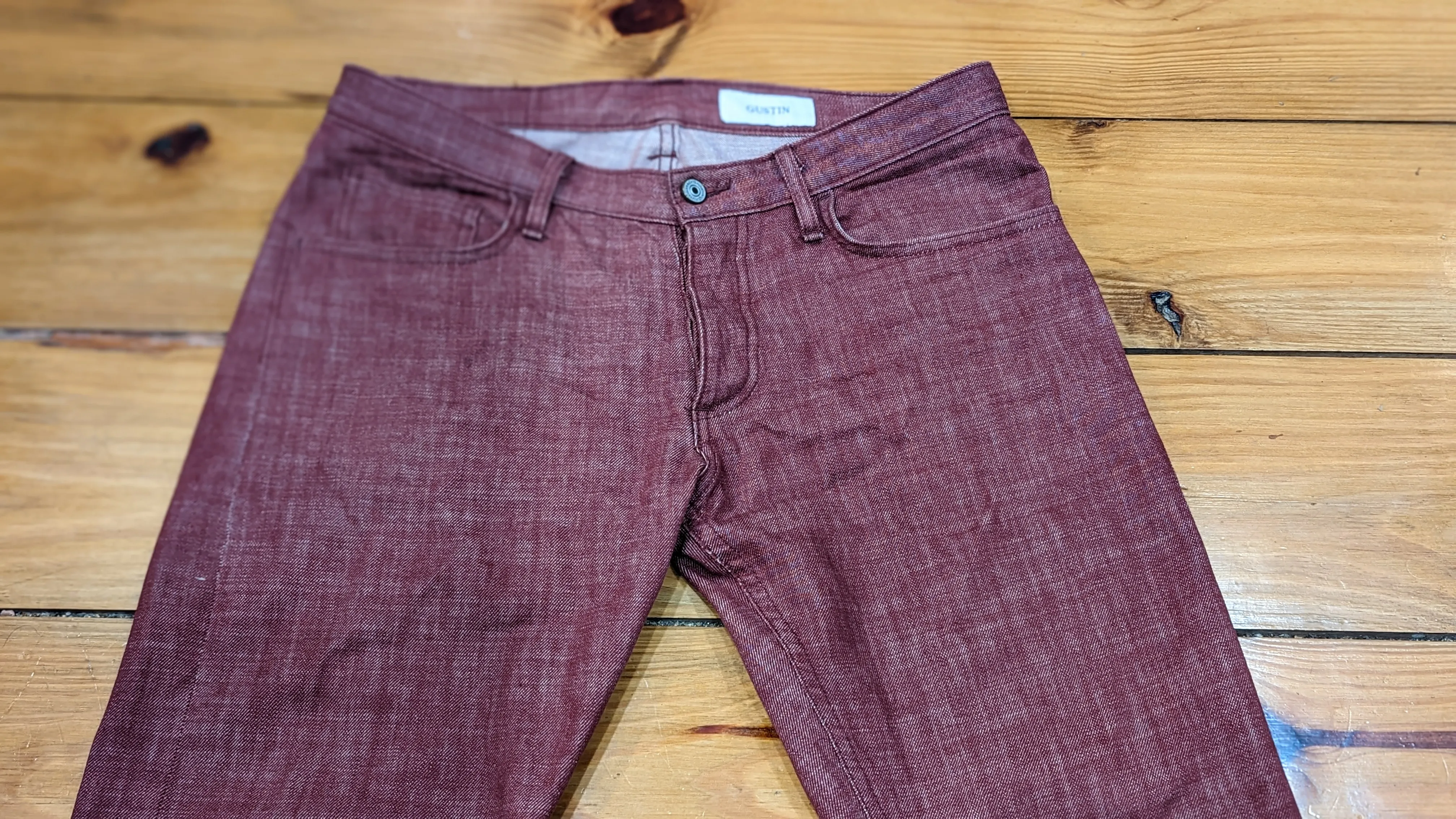 Cone Mills Oxblood 5 Pocket