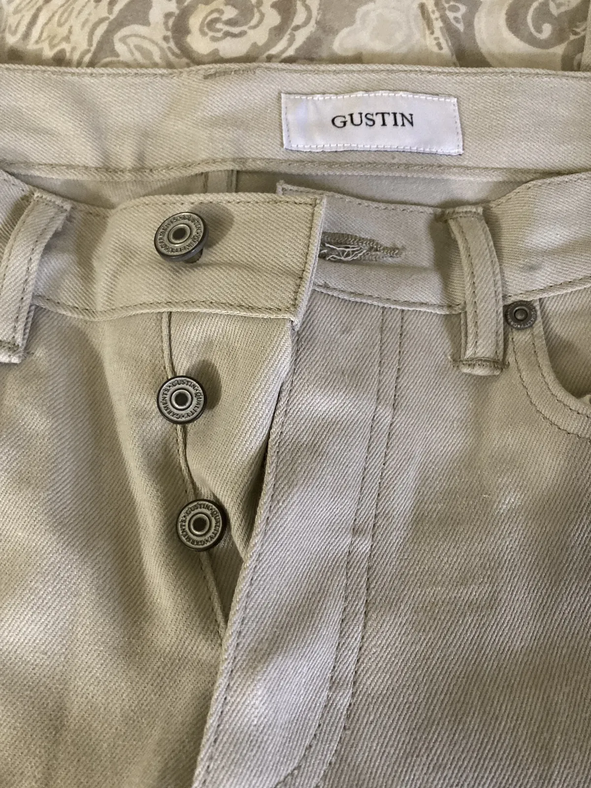 Gustin Men’s 31 Slim Fit Raw Denim Jeans