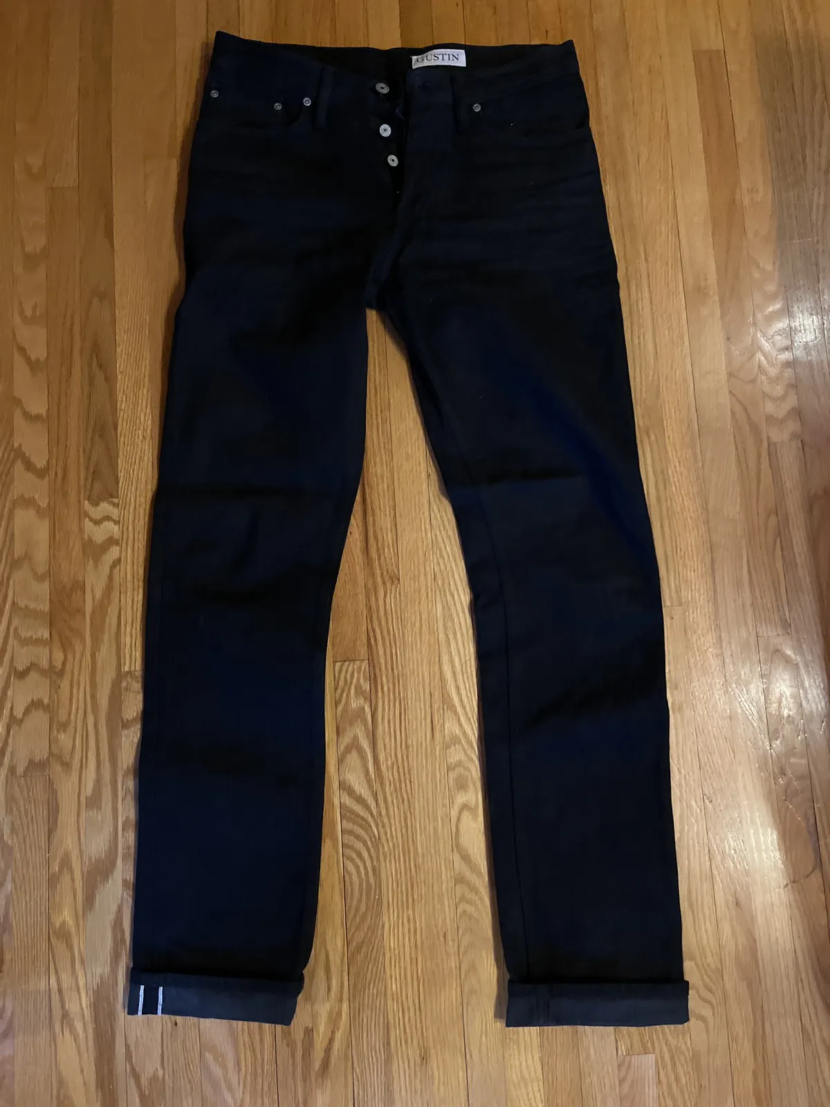 Gustin 31 x 34 Slim #151 HEAVY BLACKXCOAL