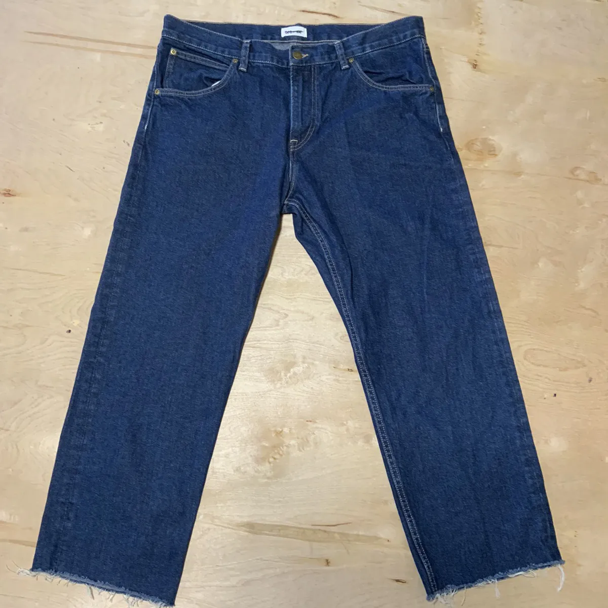 Lee X H&M Dark Denim Cut-Off Jeans 38x26