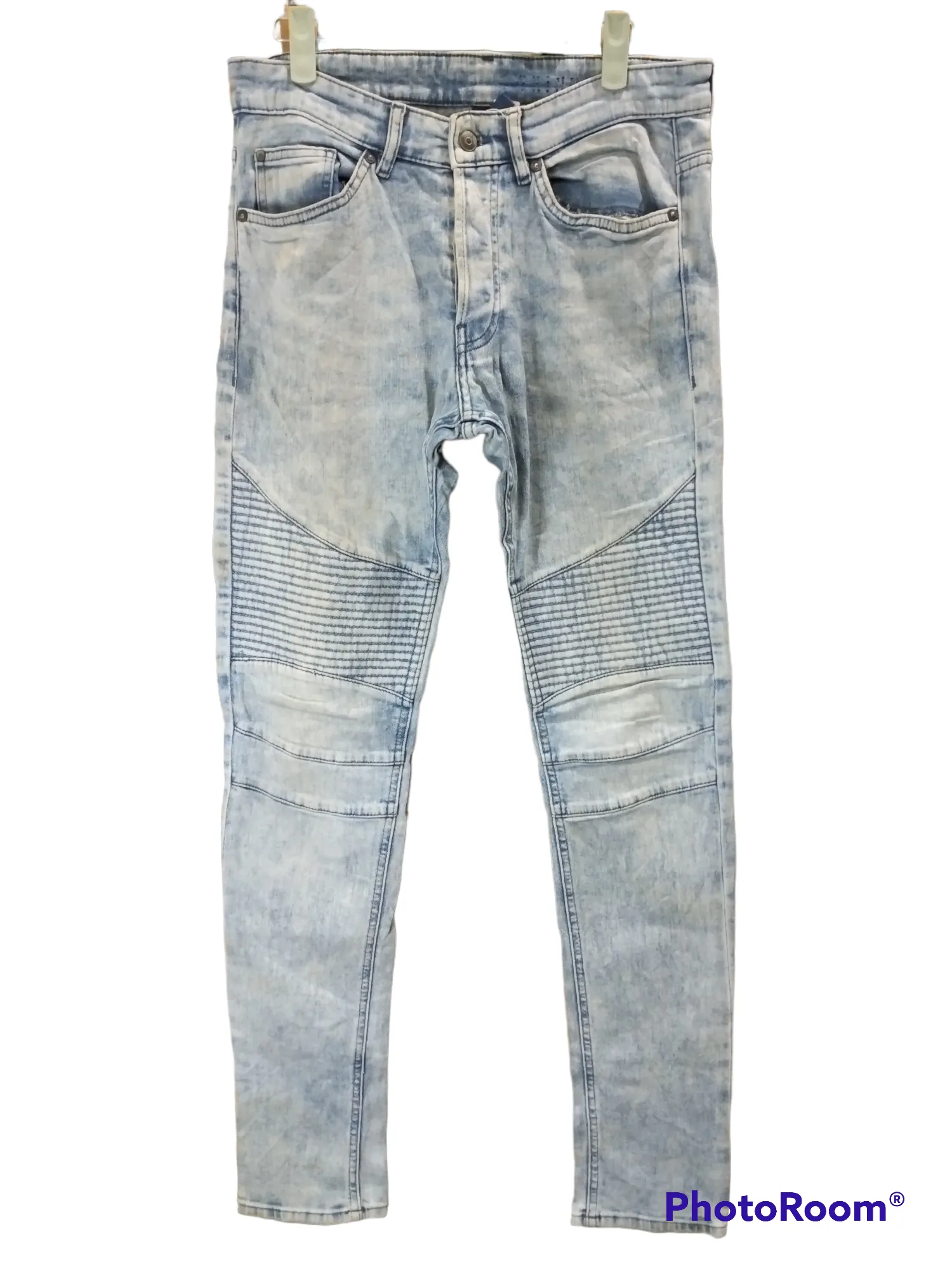 Light Blue Bikers Jeans By Divided(H&M)