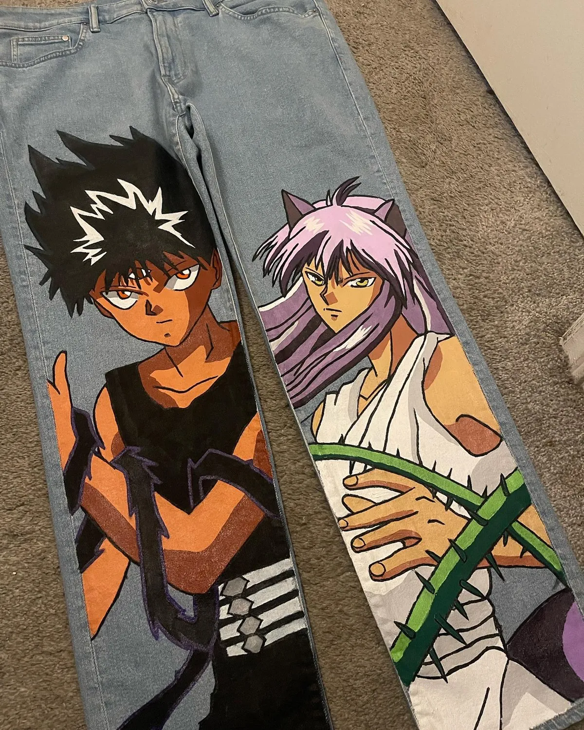 YUYU HAKUSHO HIEI AND YOKO KURAMA PANTS