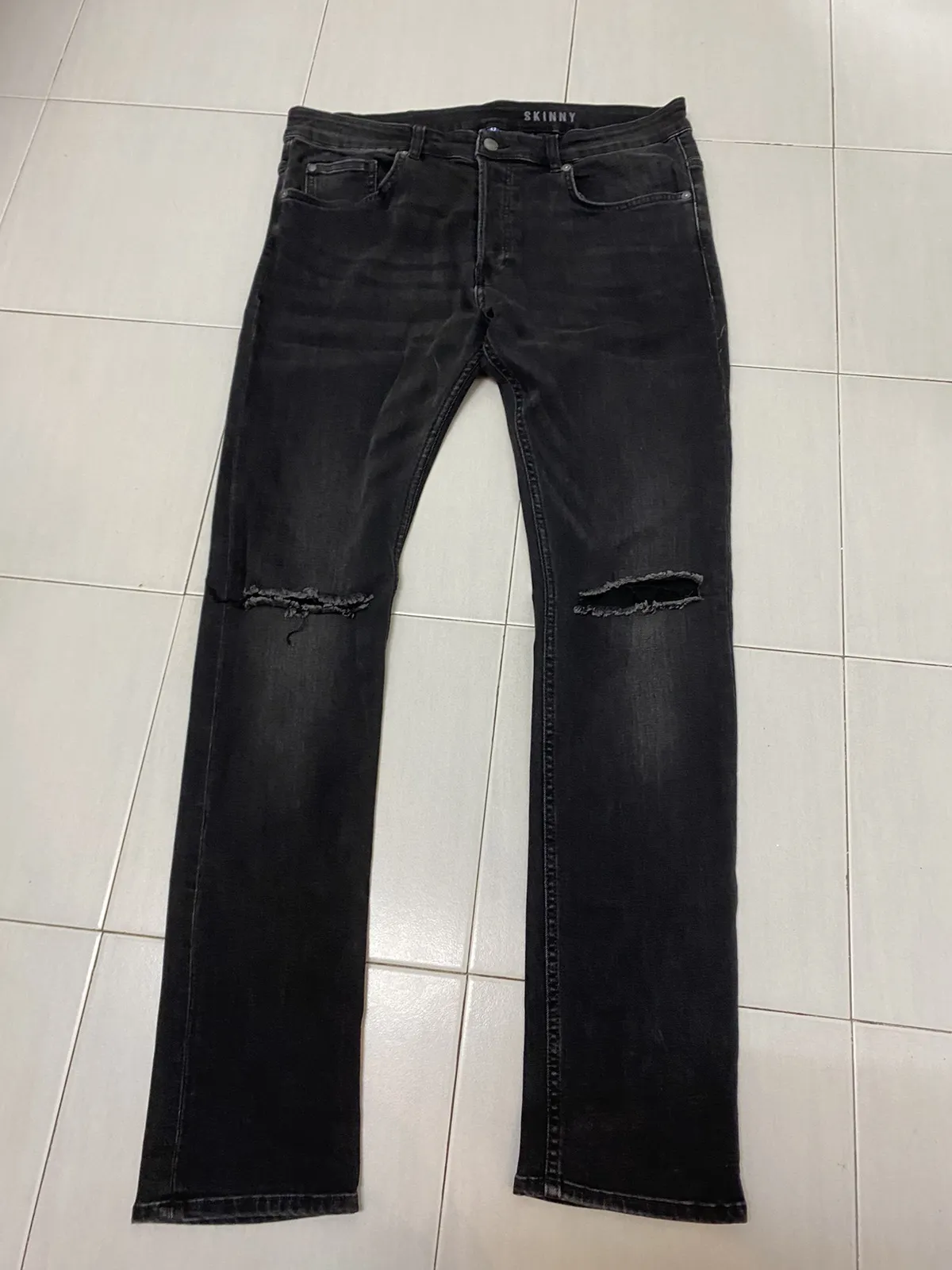 H&M SKINNY STRETCH PUNK ROCK