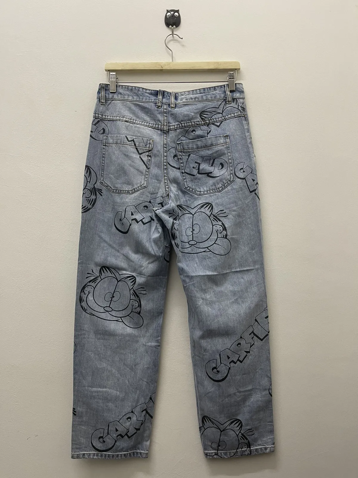Rare GARFIELD X H&M Paws Spell Out Full All Over Print