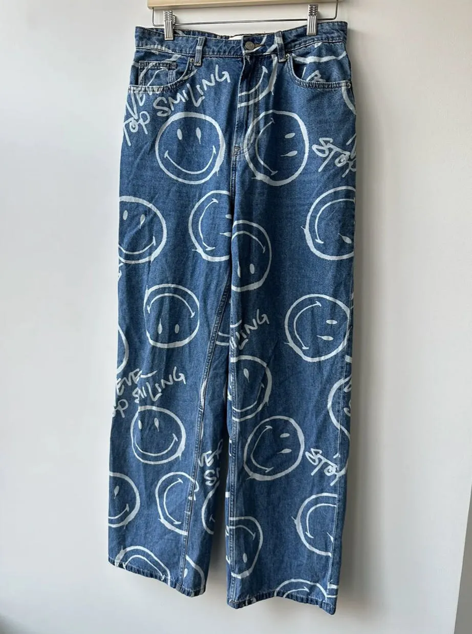 Smiley x H&M Rare Denim Jeans Pants Trousers