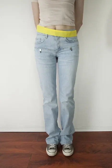 Vintage clean broken denim