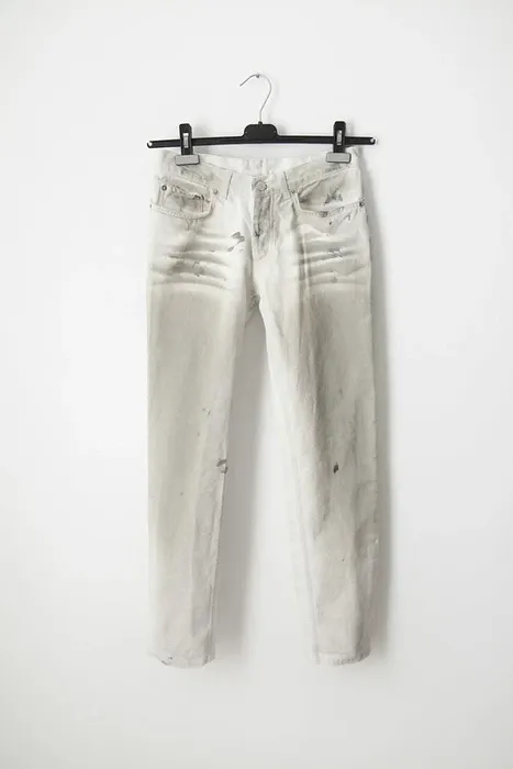 SS03 white painter denim jeans
