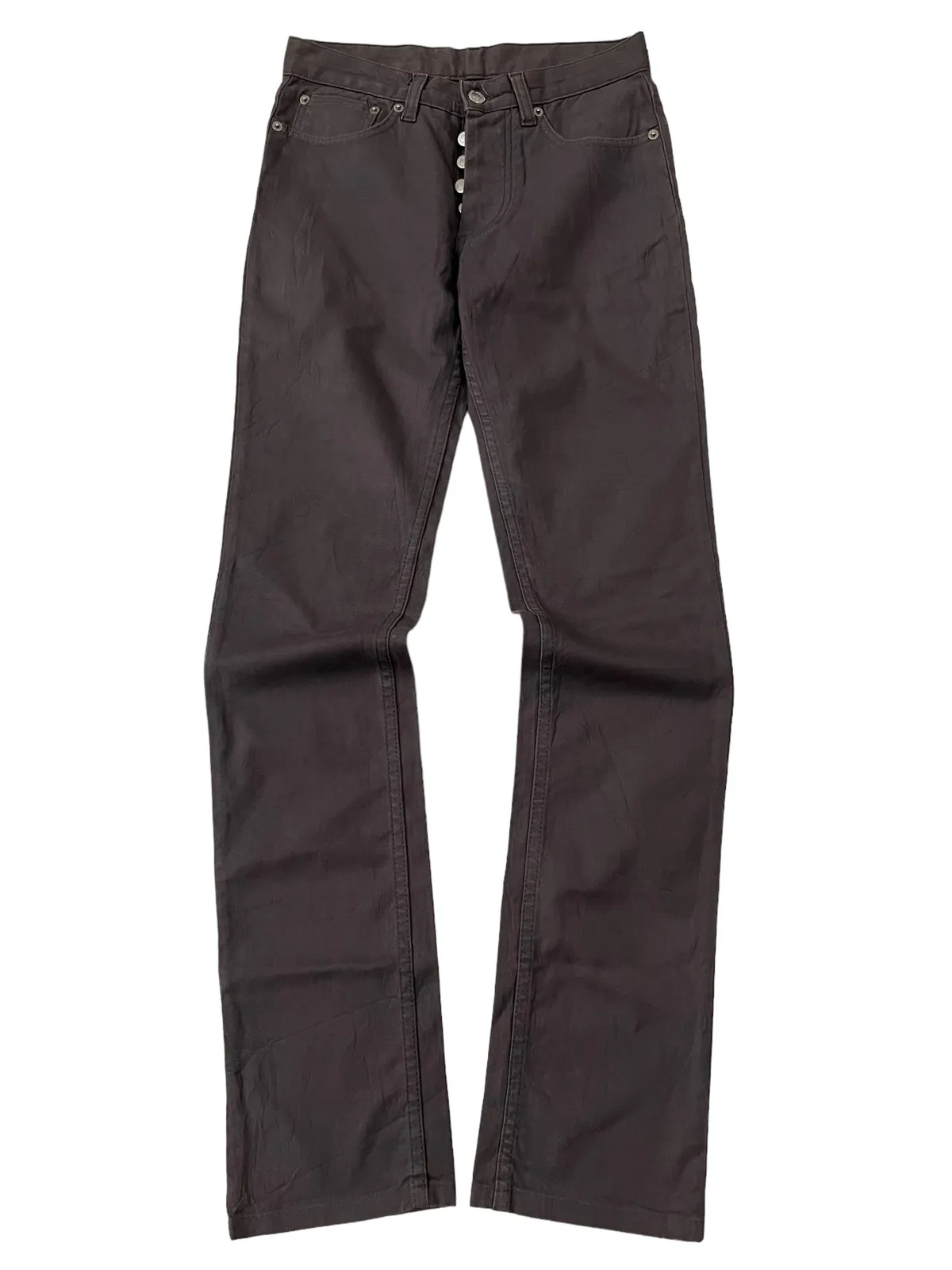 Vintage 90s Helmut Lang OG Gray Moleskin Pants
