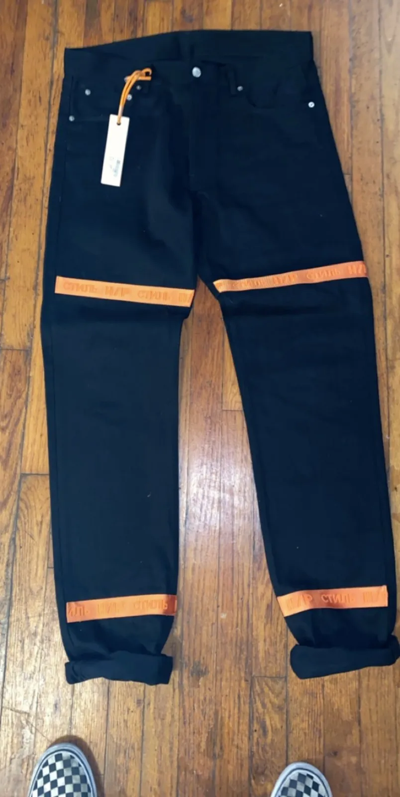 34/ Black Denim With CTNB Logo