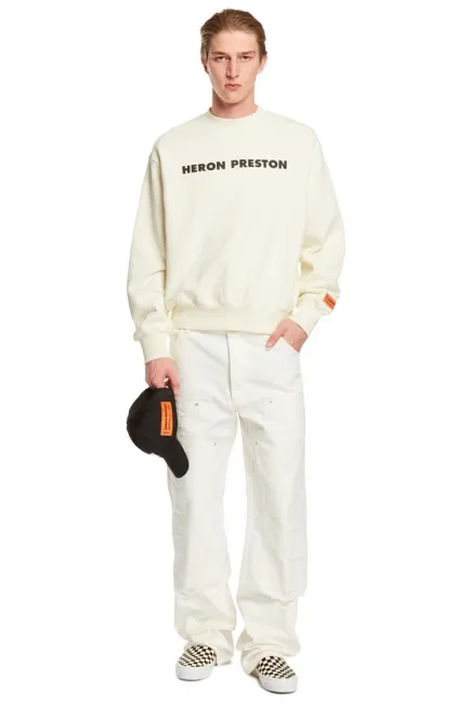 HERON PRESTON DISTRESSED CARPENTER PANT WHITE Size 32
