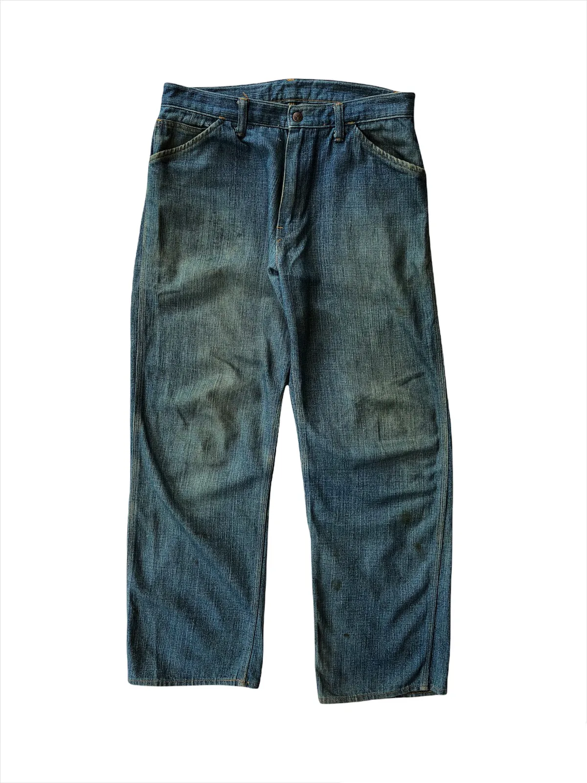 GRAIL🔥90s Blue Blue 🇯🇵 Indigo Worker Navy Denim