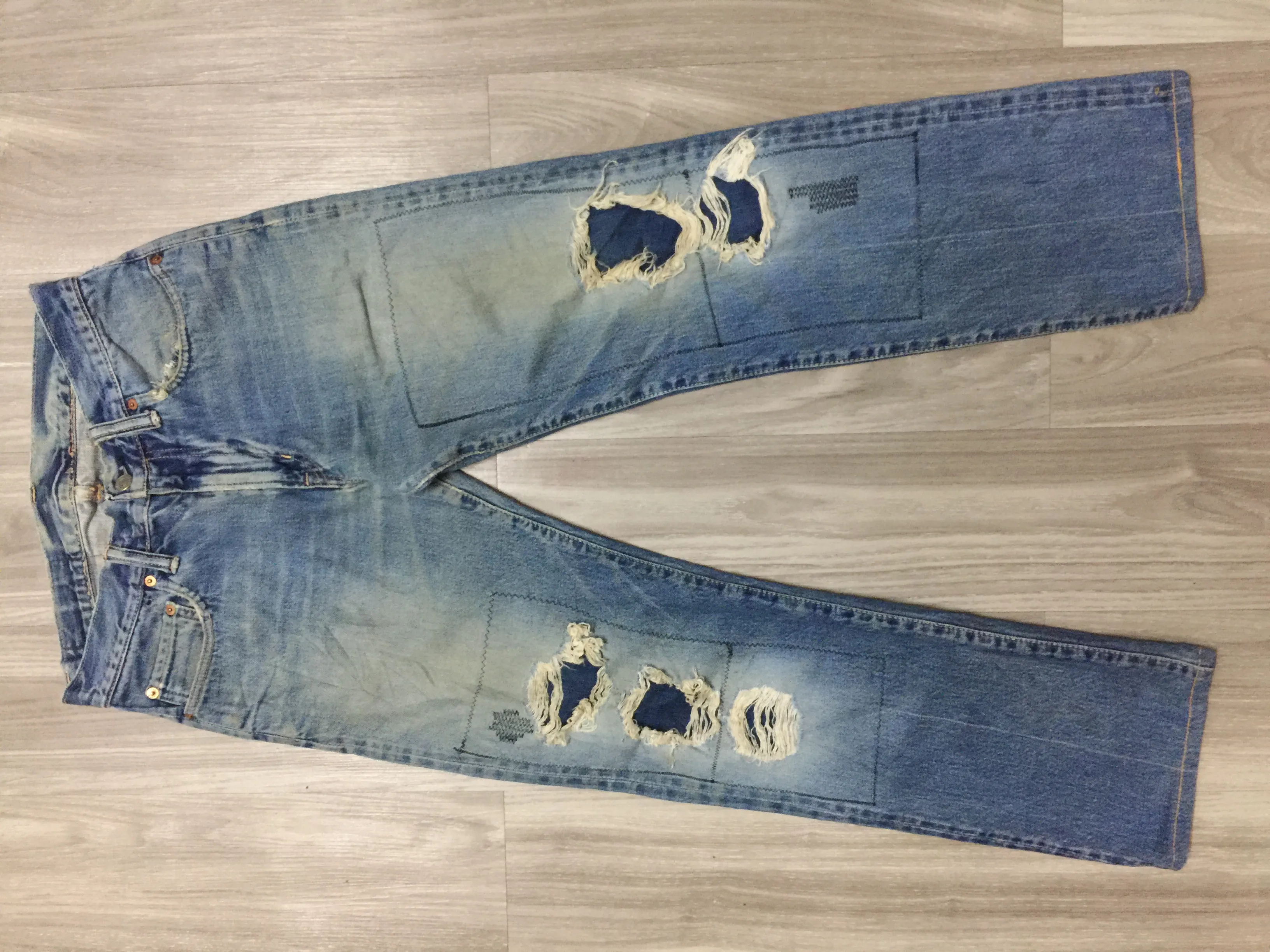 Vintage Selvedge Blue Blue x Hollywood Ranch Market