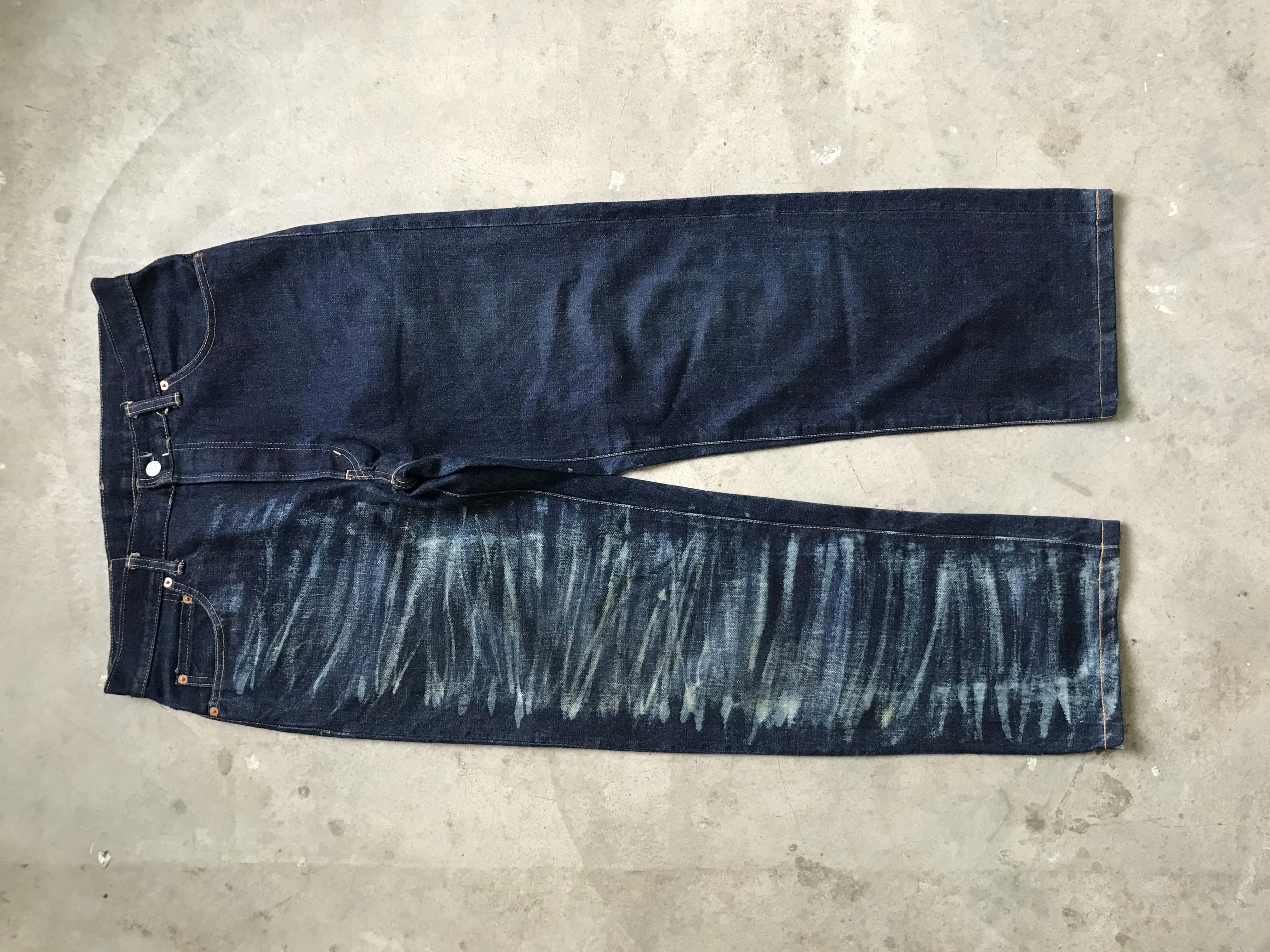 D79 HRMARKET Split Fades Slevedge Jeans