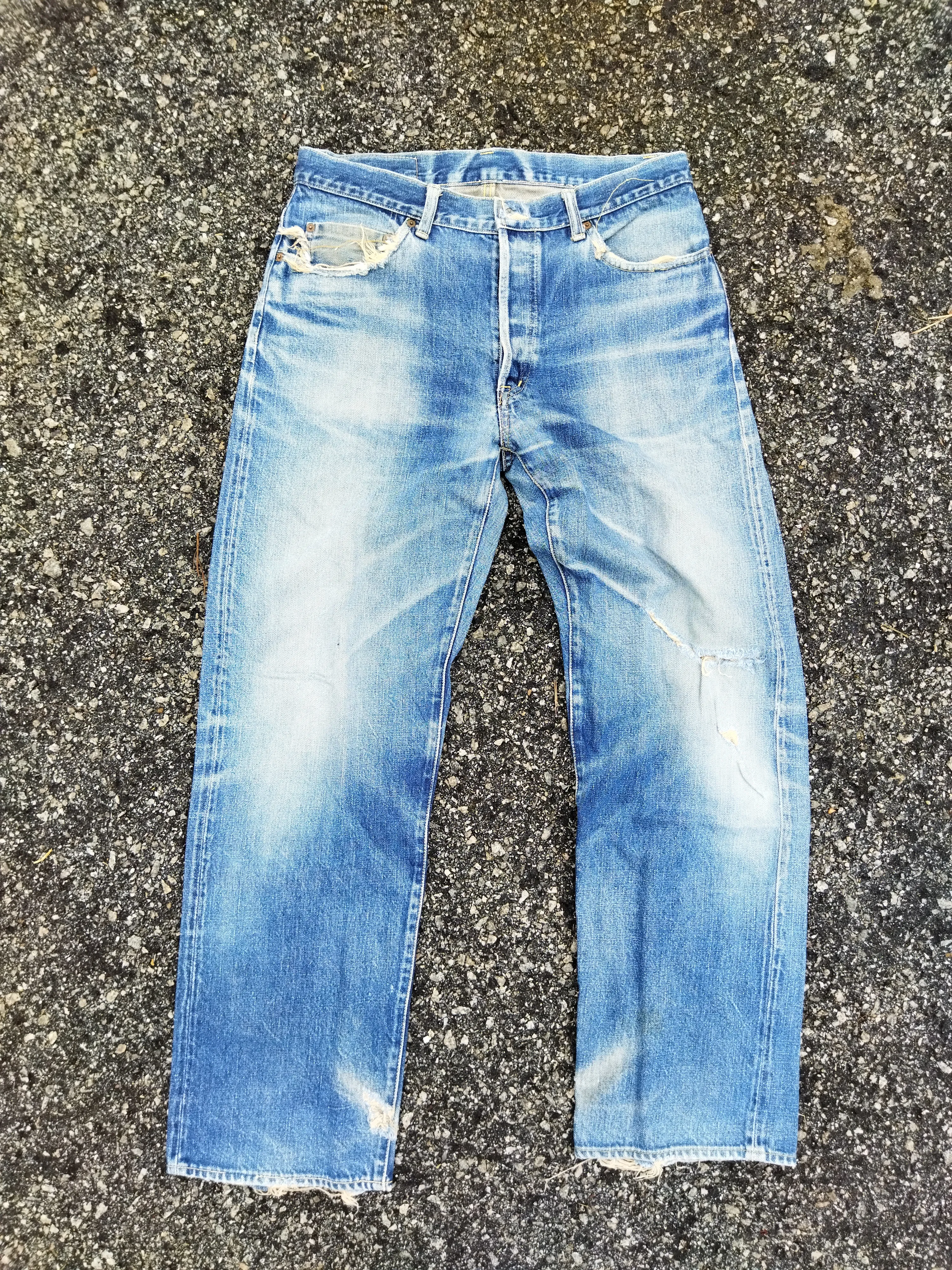 Rare!! H.R Market Japan Distressed Jeans