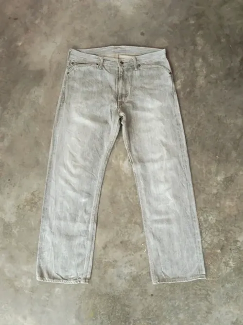 Vintage Japan HR Market Selvedge Redline Distressed Jeans