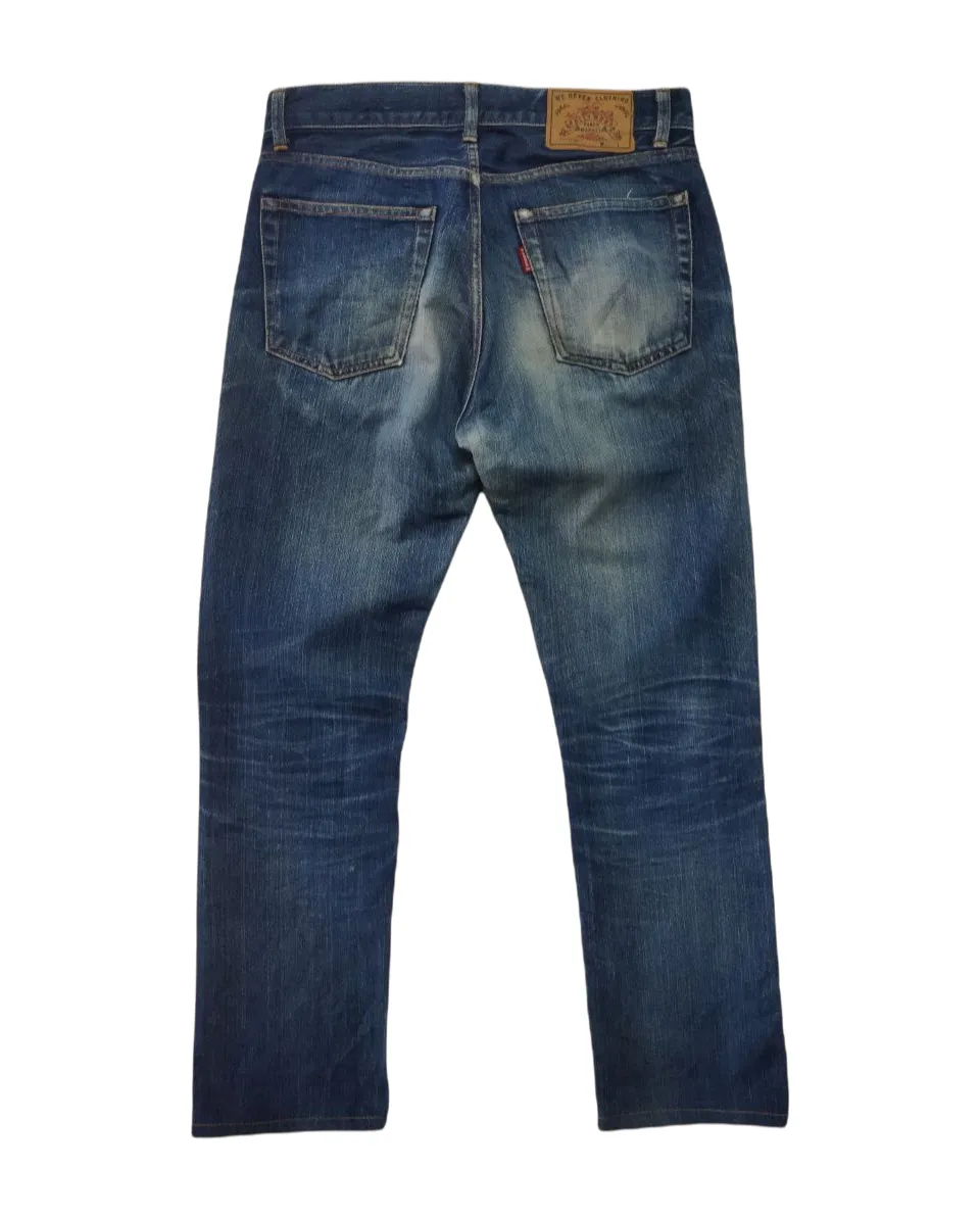 Rare🔥HRM Hollywood Ranch Market Distressed Jeans