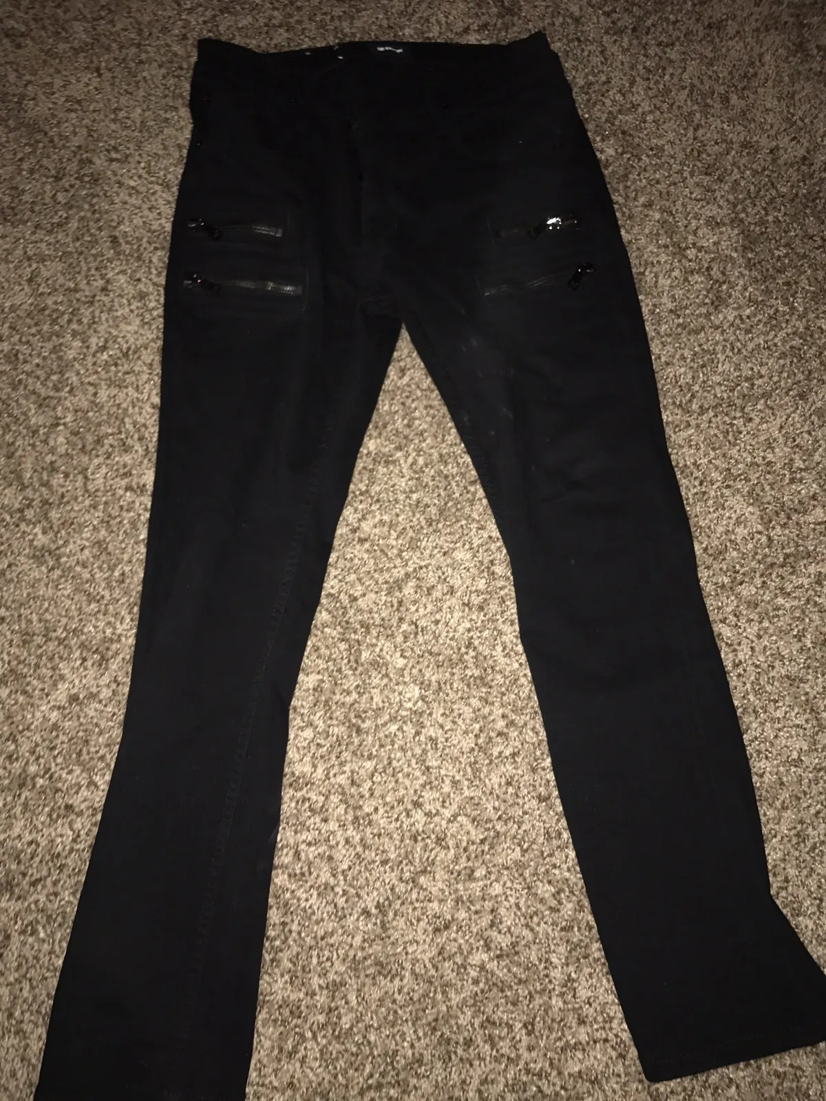 Hudson skinny zipper