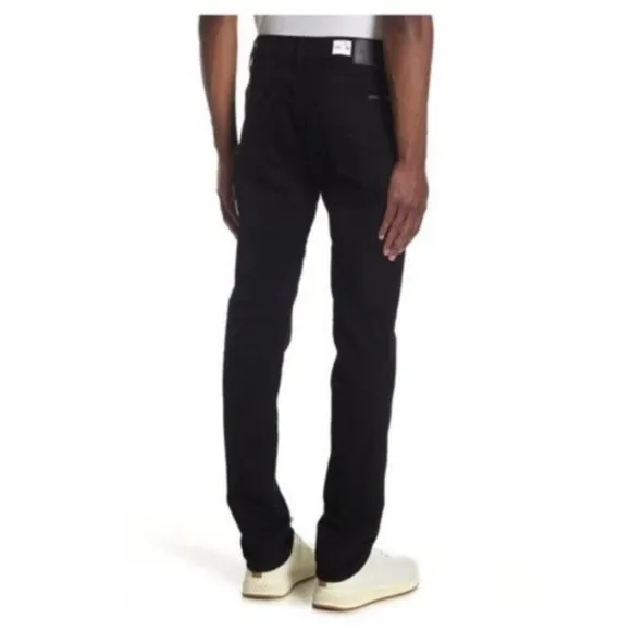 Hudson Jeans Mens Black Blake Slim Fit Straight Leg Jeans Sz