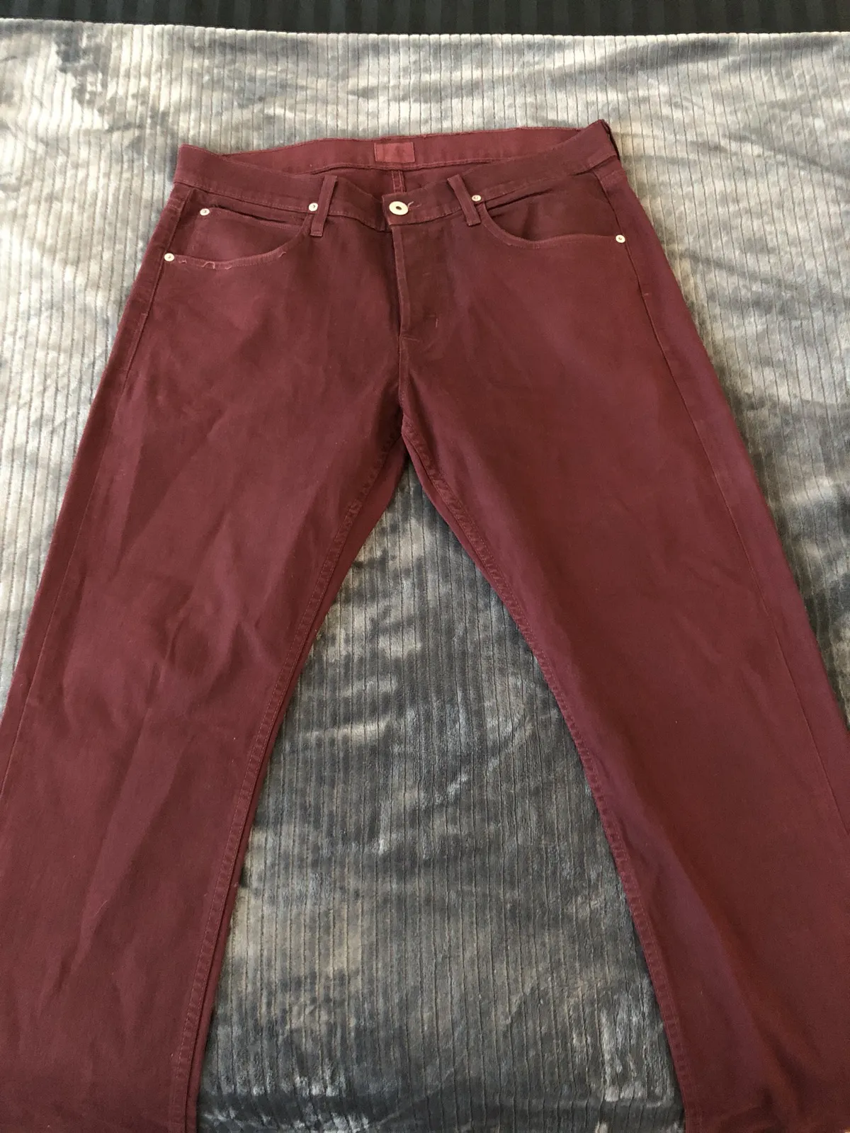 Maroon Jeans