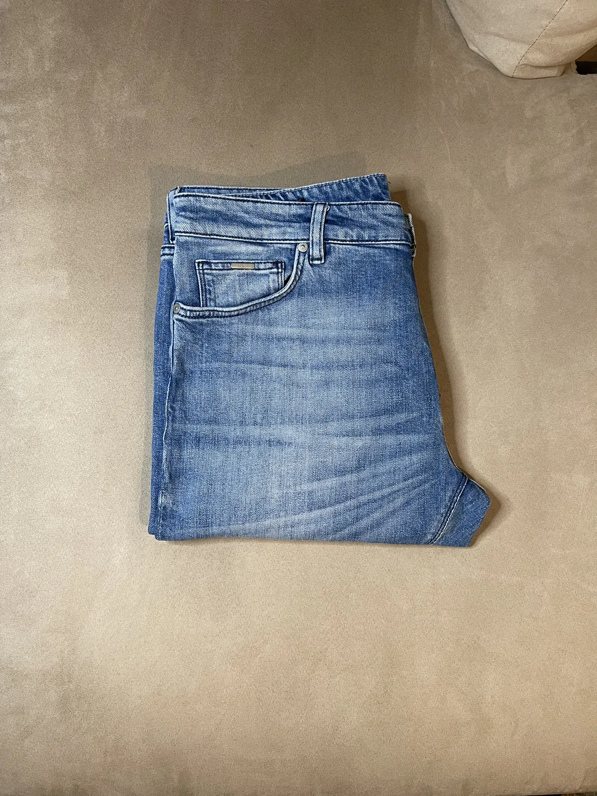 HUGO BOSS Finest Italian Fabric Stretch Regular Fit Jeans