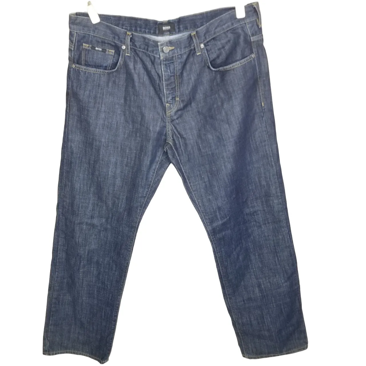 BOSS Hugo Boss 40X32 Dark Wash Denim Straight Leg Jeans