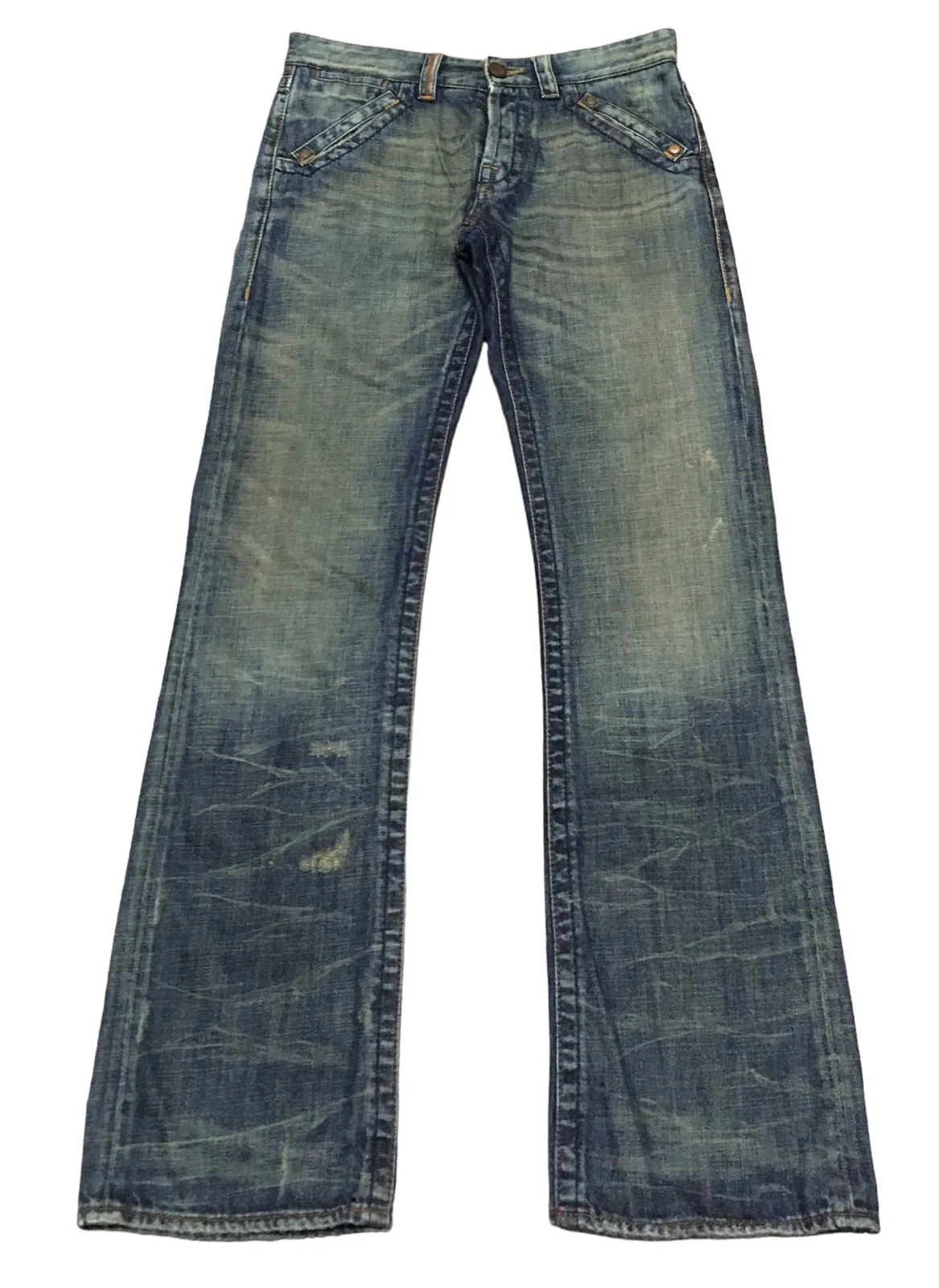Rare Design Vintage Brand Hugo Boss Distressed Jeans 1990s
