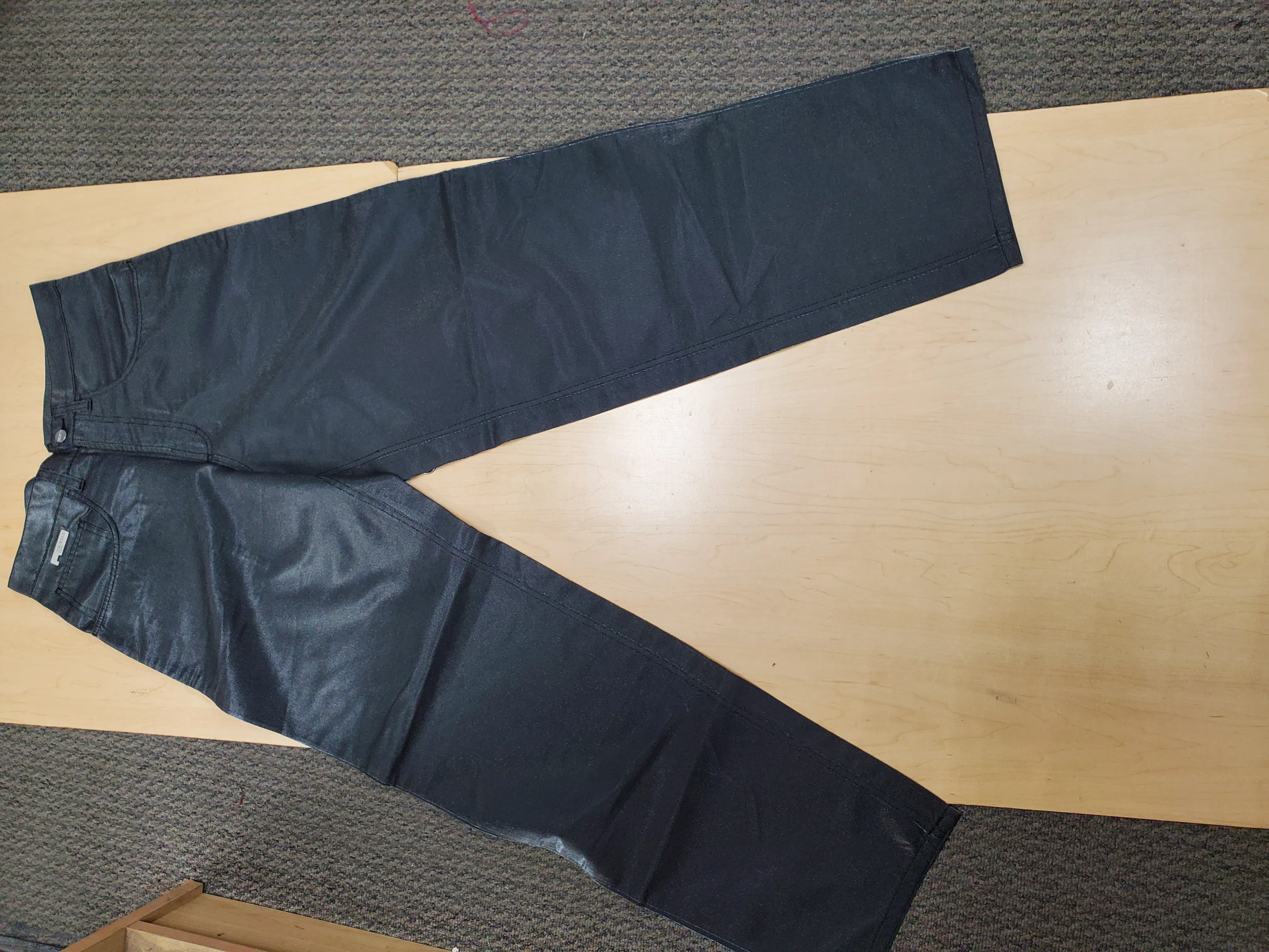 iceberg Icejeans size 33" Inseam 34" bottom 9" shiny