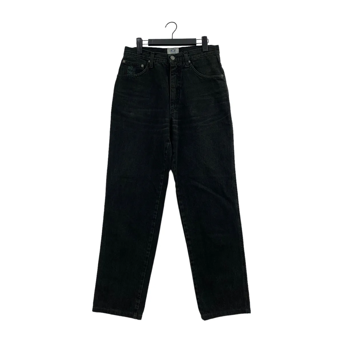 Rare!! Vintage ICE BERG JEANS Black denim pants