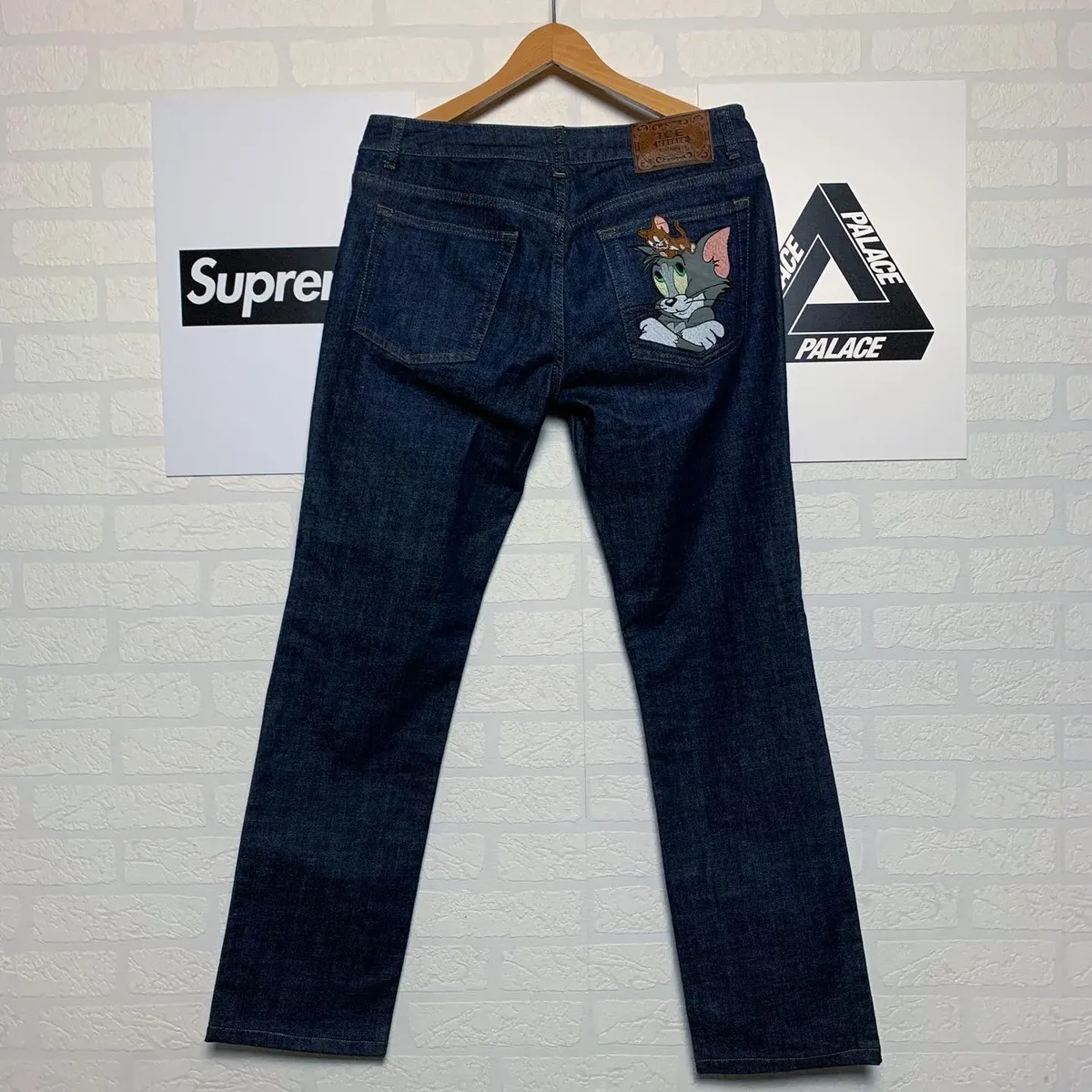 Denim pants jeans warner bros Tom and Jerry vintage Iceberg