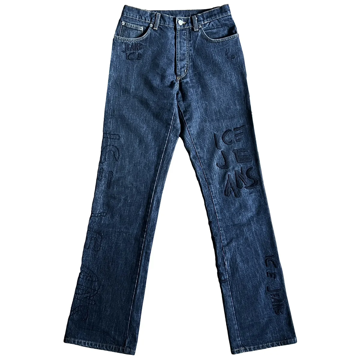 ICEBERG EMBROIDERED JEANS