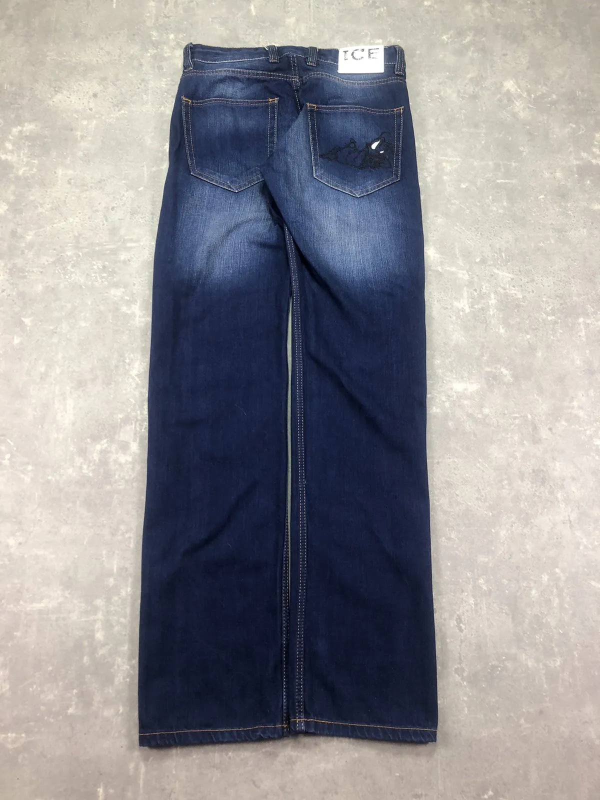 rare iceberg donald duck denim 29 looney tunes