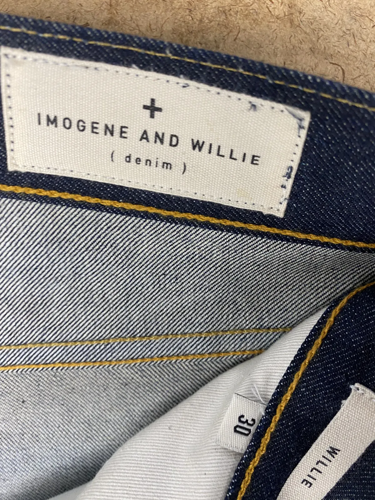 Raw denim jeans I+W