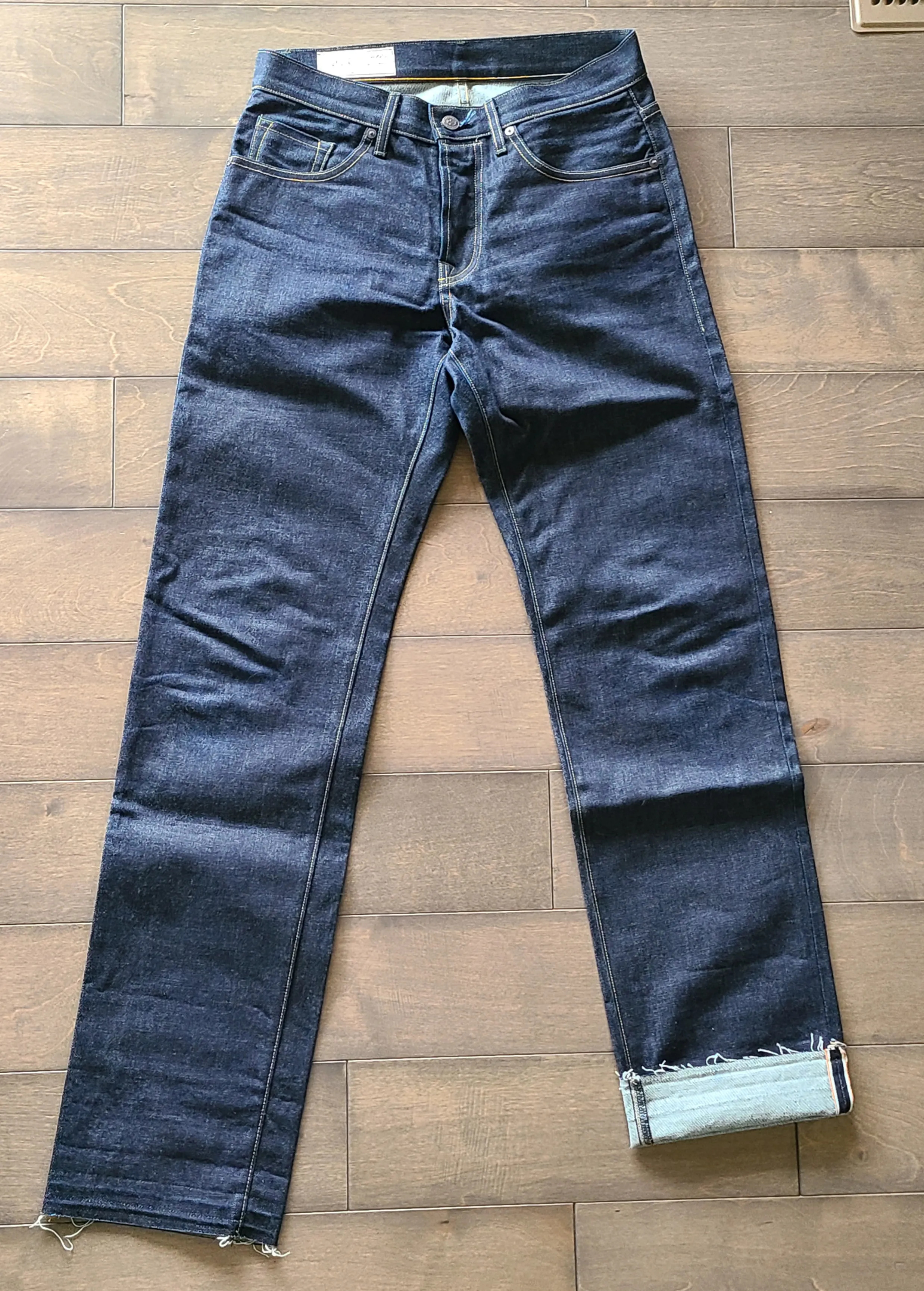 imogene+willie Hank Straight Leg Selvedge Denim Jeans