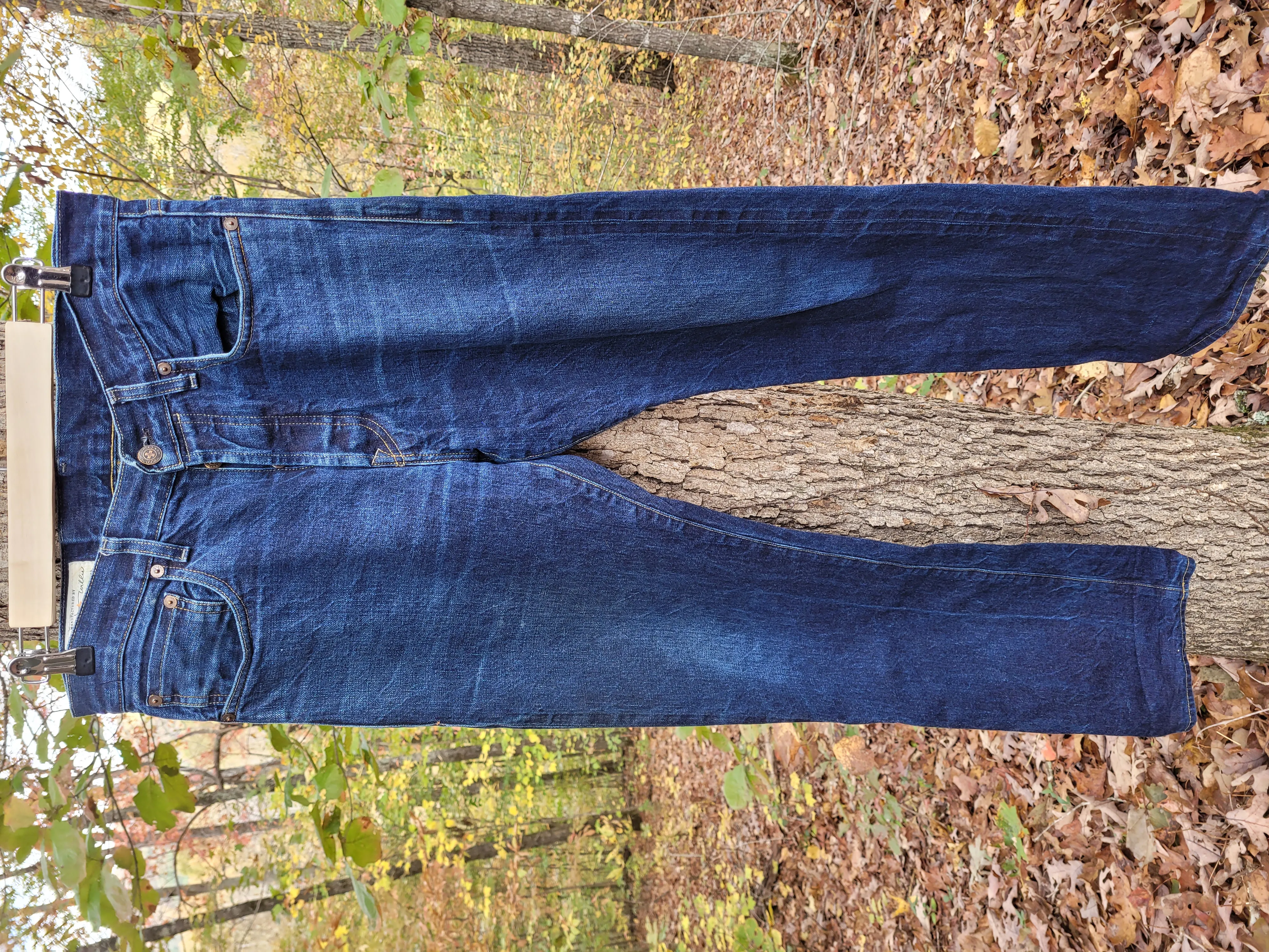Imogene + Willie "Willie" cut straight fit jeans.